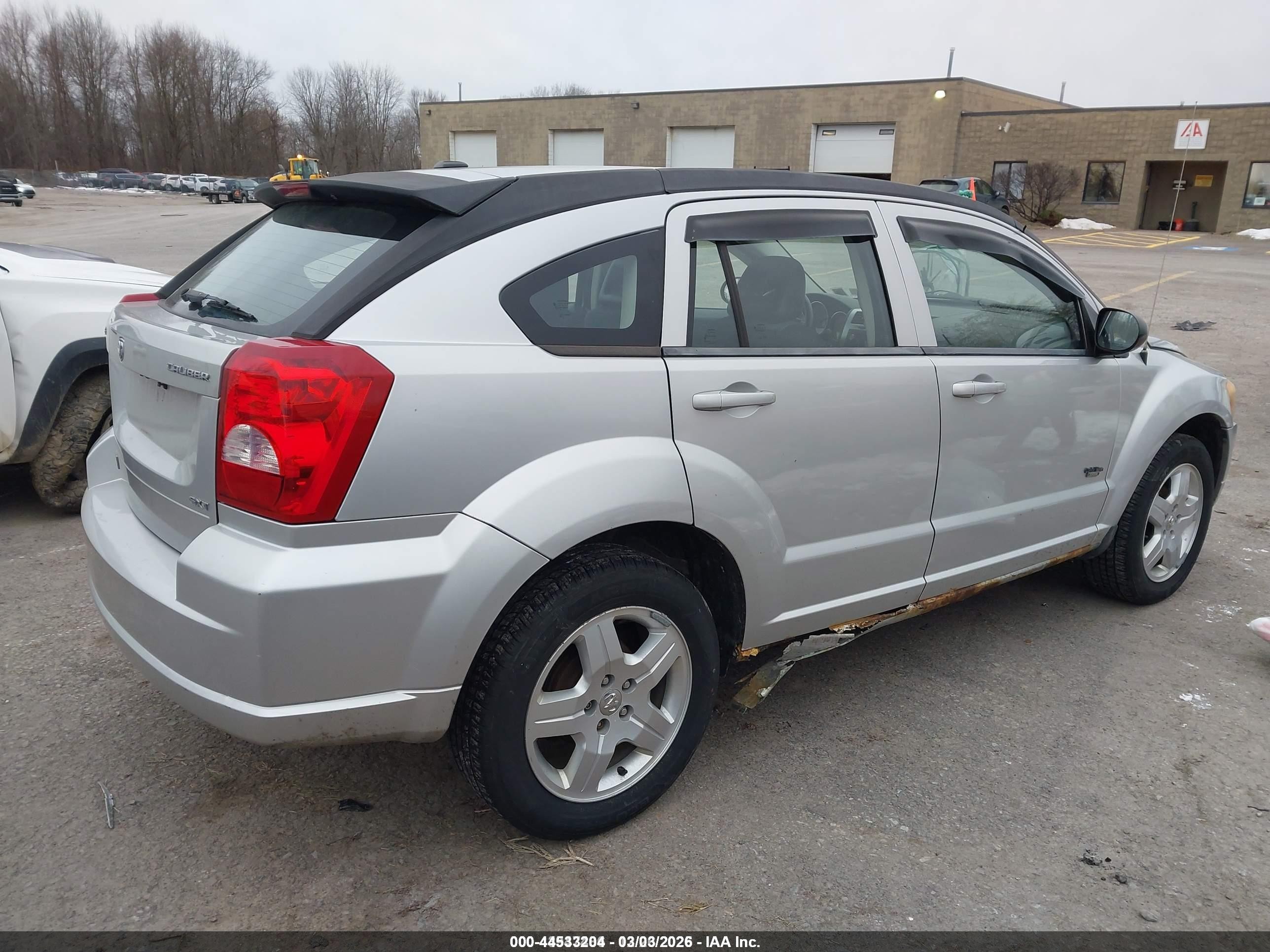 2009 Dodge Caliber Sxt Silver vin: 1B3HB48C19D198419