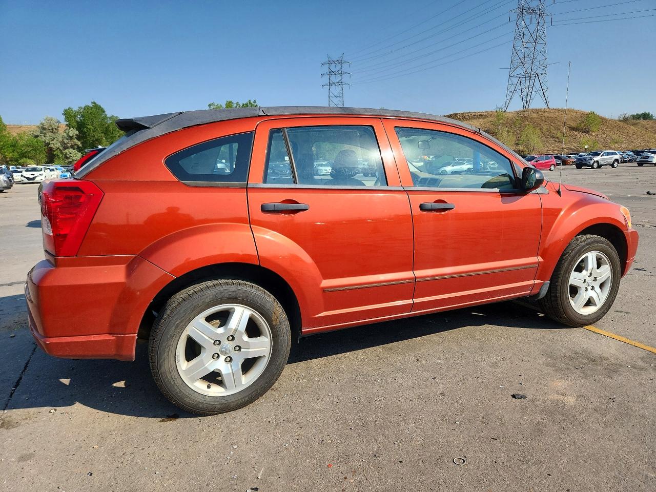2007 Dodge Caliber Sxt Orange vin: 1B3HB48C37D547464