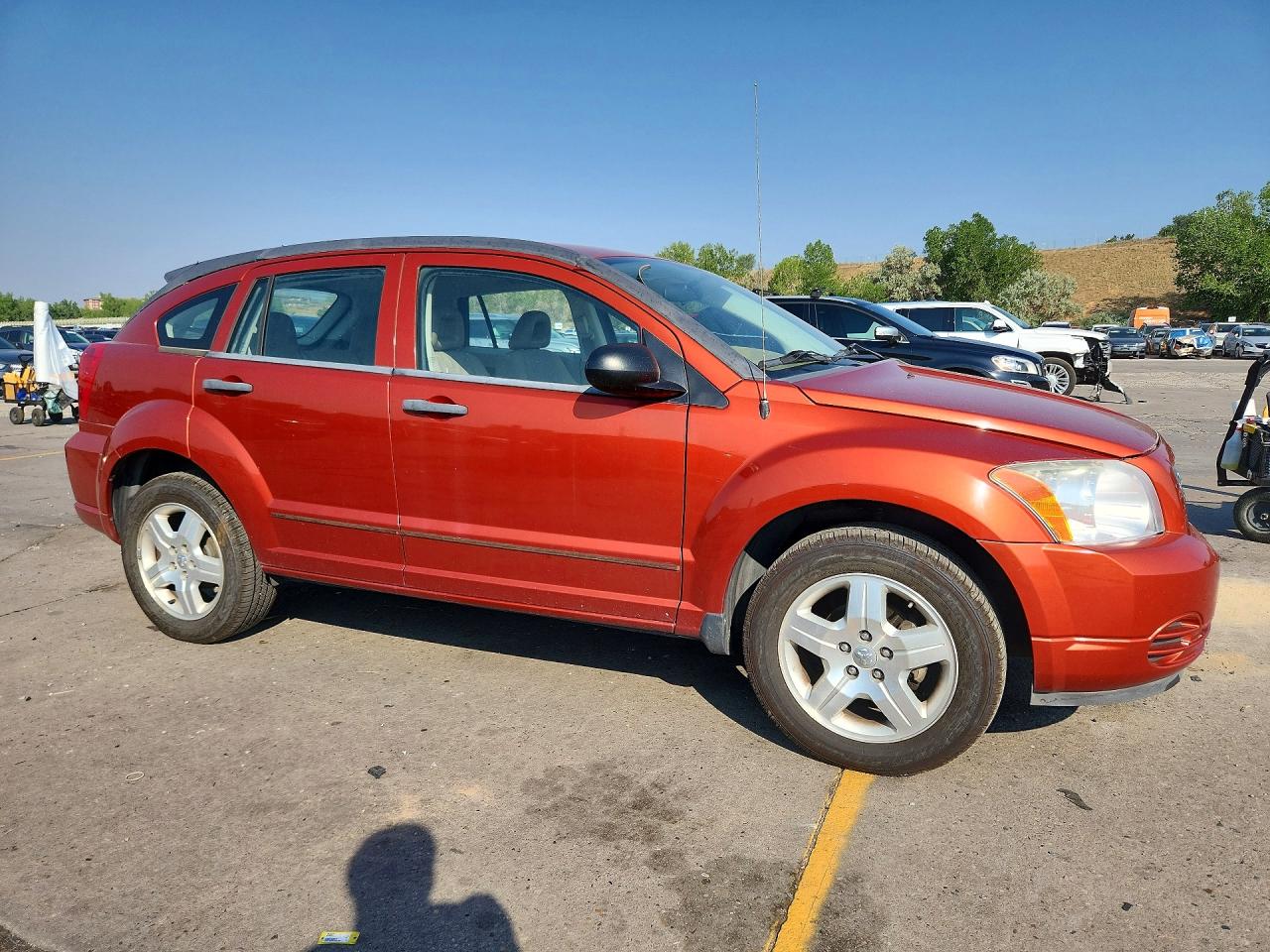 2007 Dodge Caliber Sxt Orange vin: 1B3HB48C37D547464