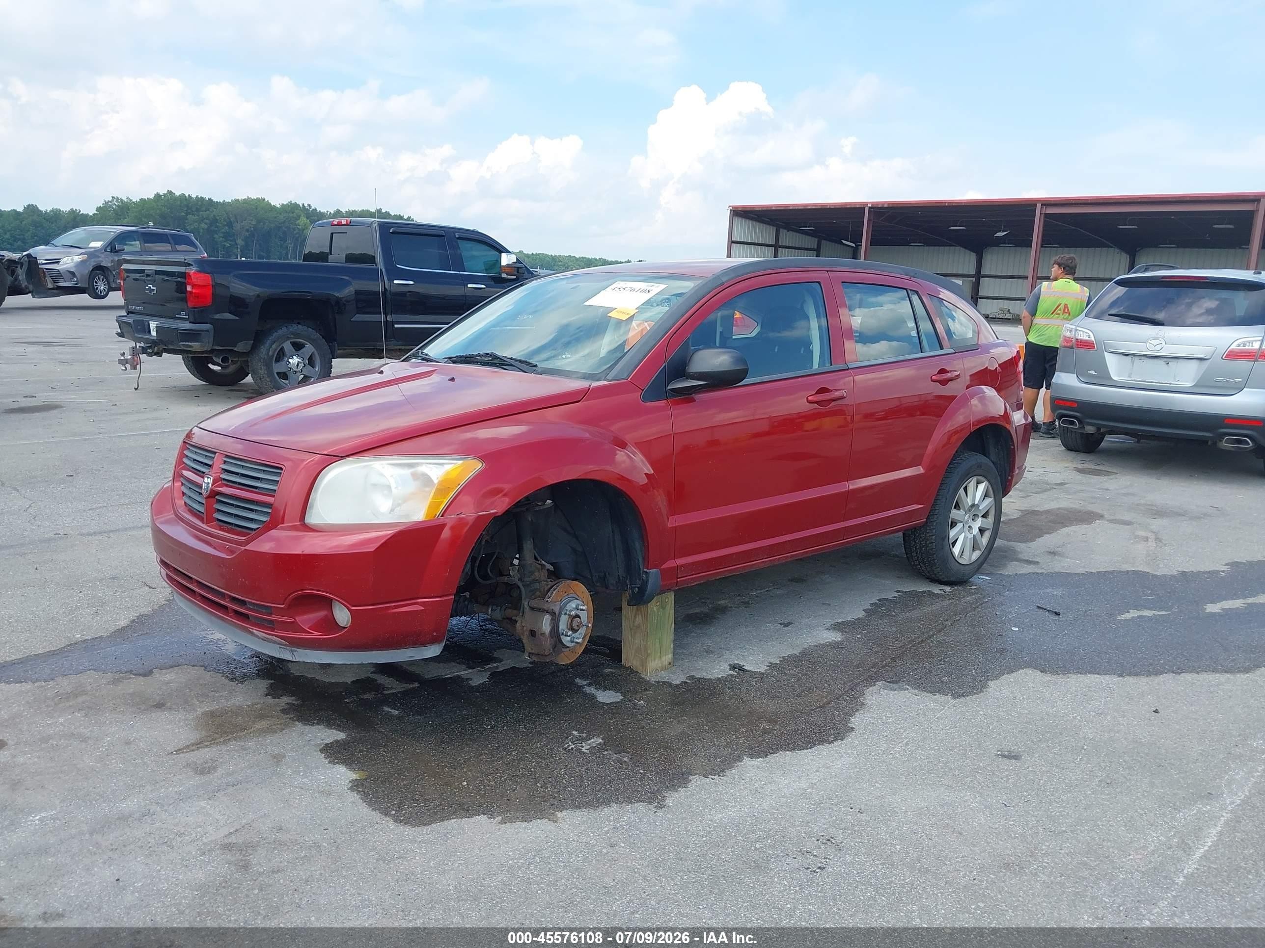2009 Dodge Caliber Sxt Red vin: 1B3HB48C69D174861