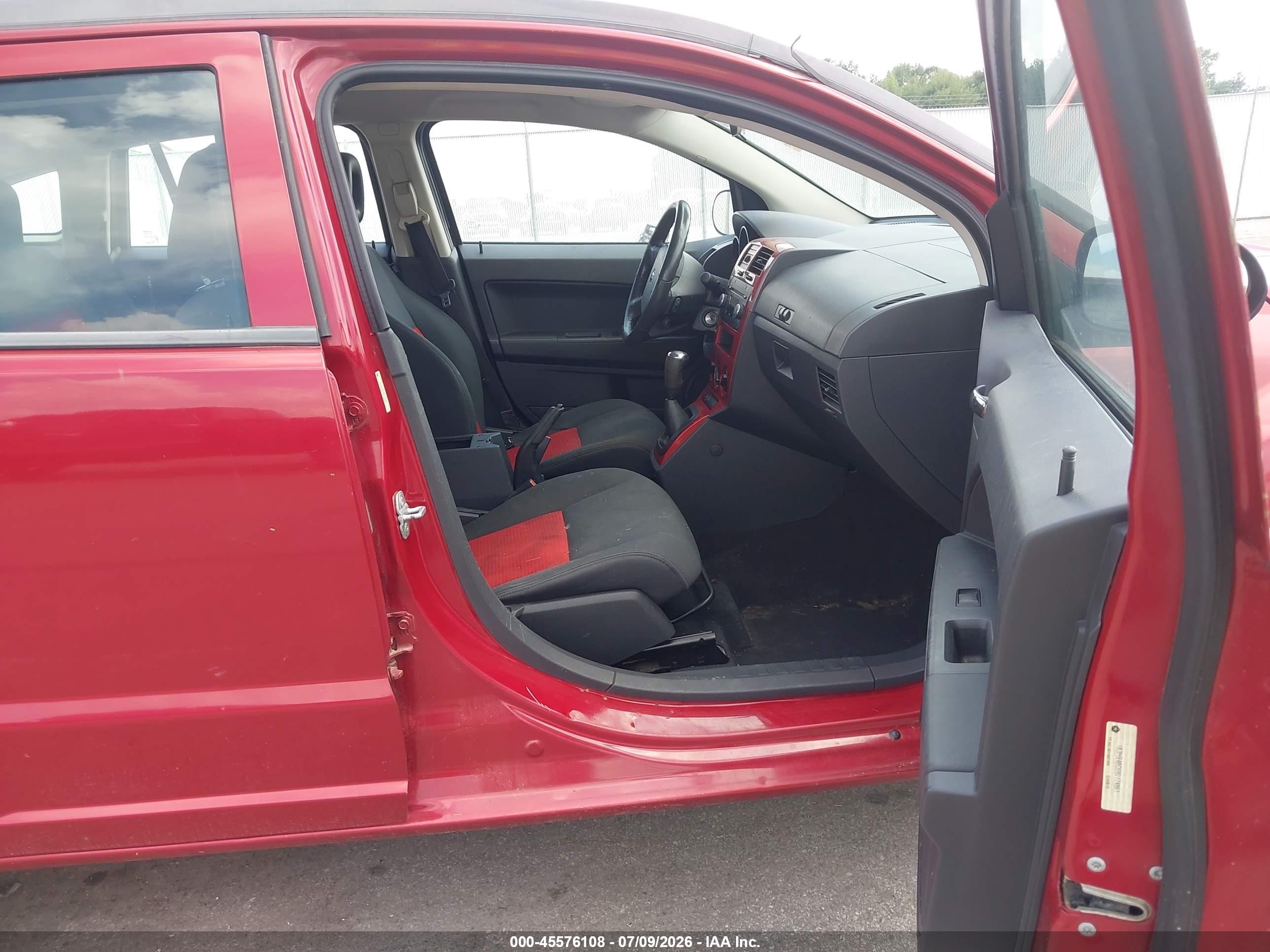 2009 Dodge Caliber Sxt Red vin: 1B3HB48C69D174861