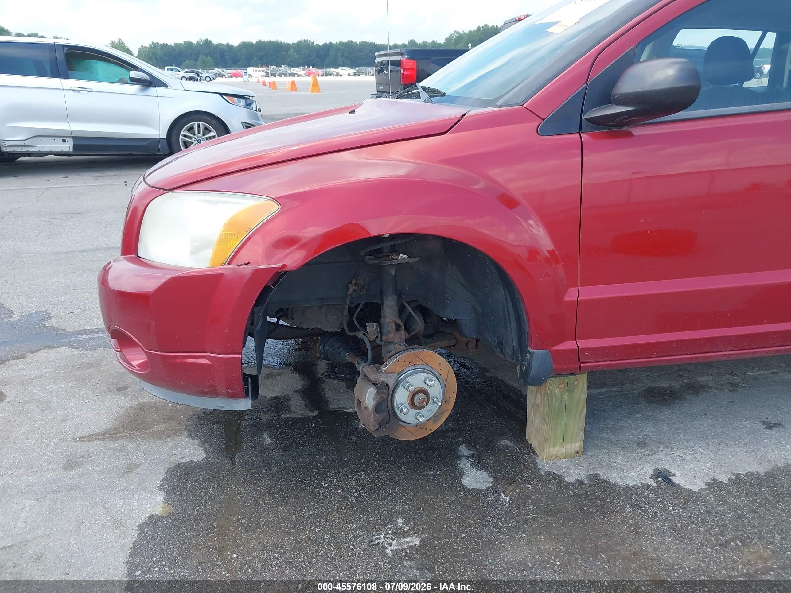 2009 Dodge Caliber Sxt Red vin: 1B3HB48C69D174861