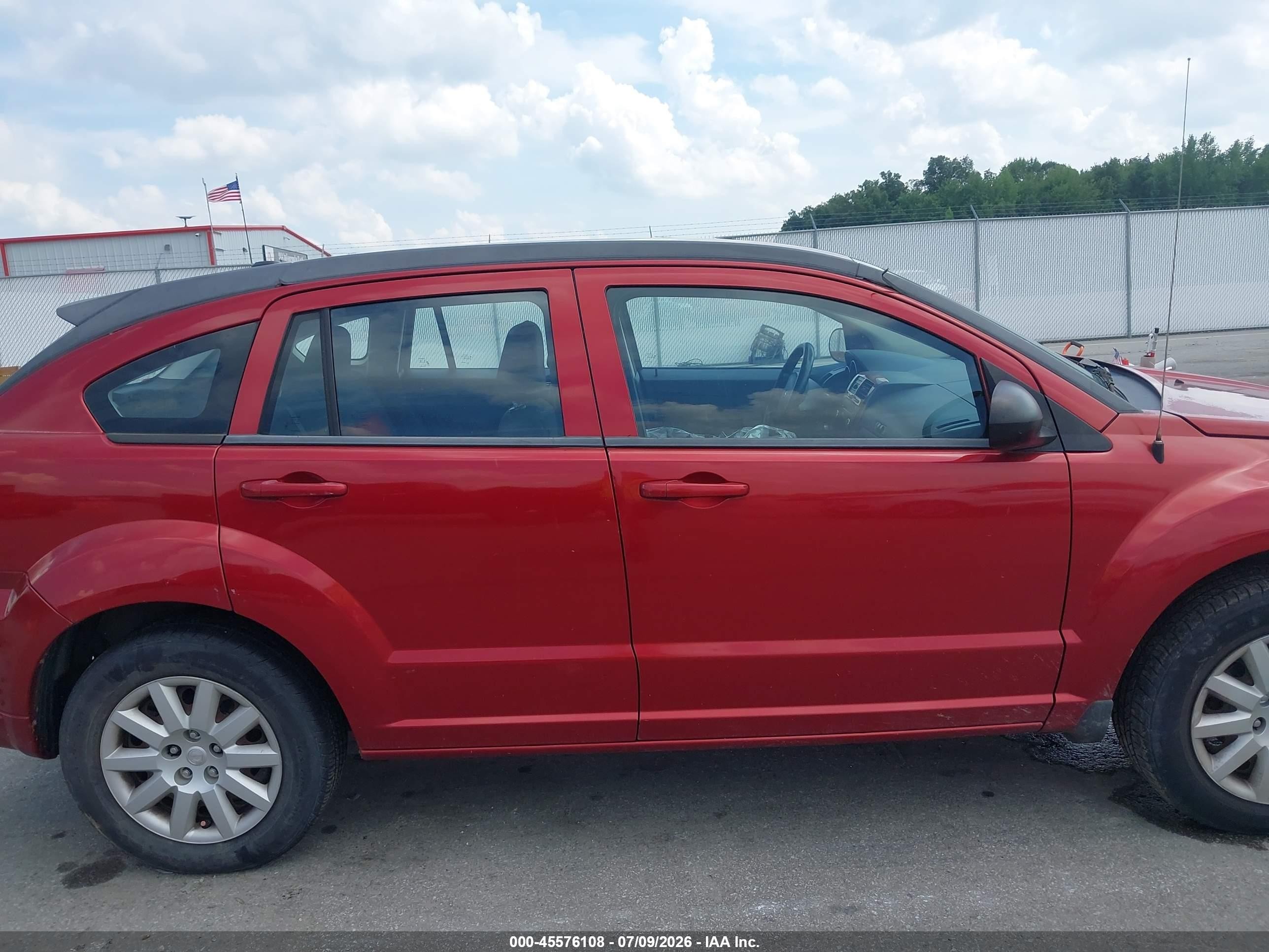 2009 Dodge Caliber Sxt Red vin: 1B3HB48C69D174861