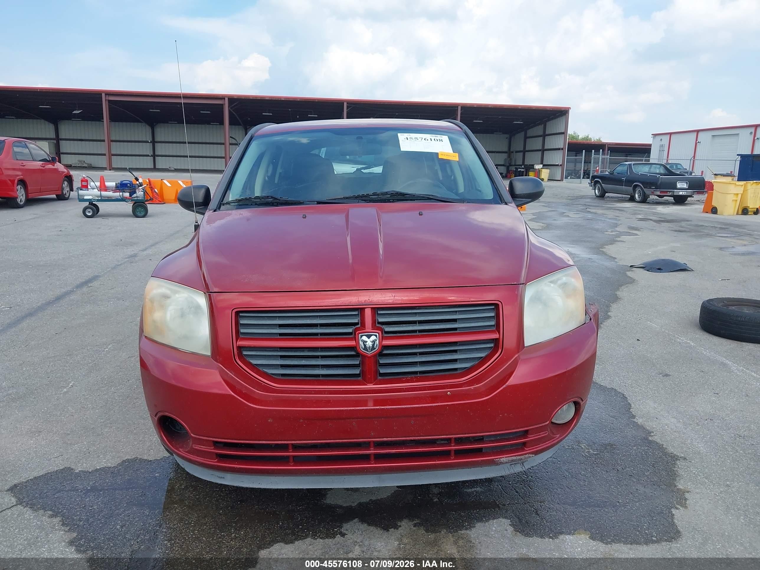 2009 Dodge Caliber Sxt Red vin: 1B3HB48C69D174861