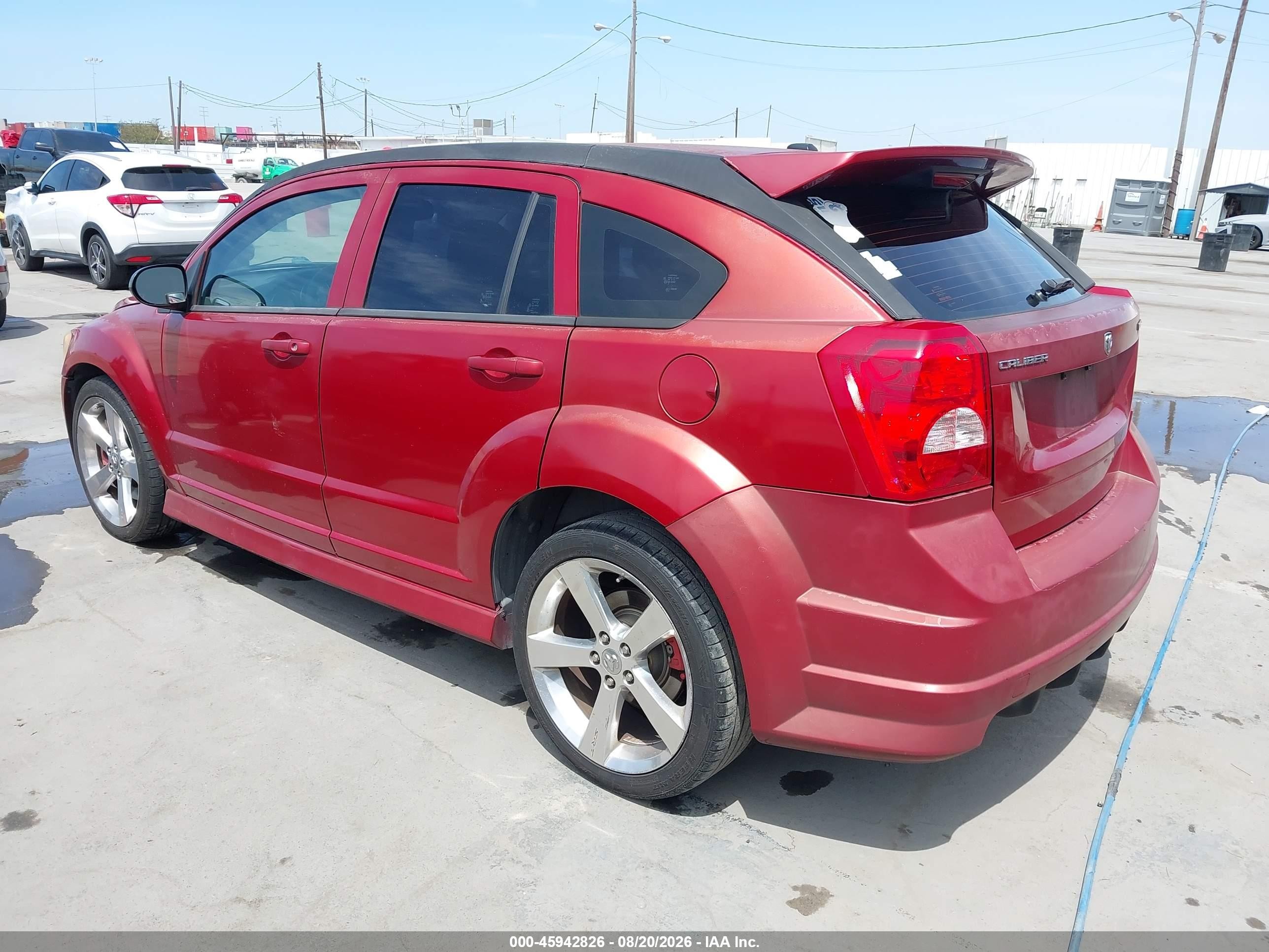 2008 Dodge Caliber Srt4 Красный vin: 1B3HB68F38D564966