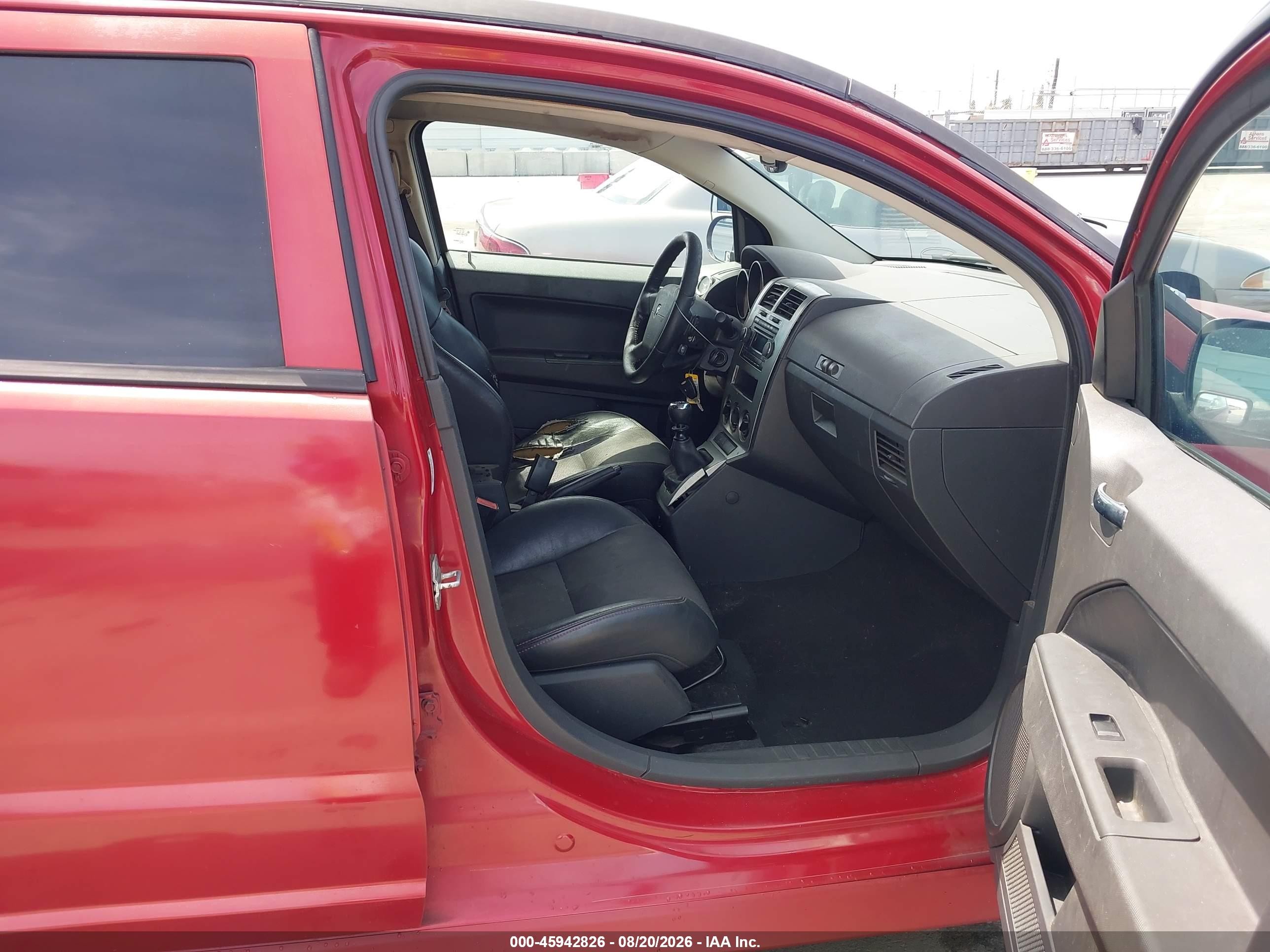 2008 Dodge Caliber Srt4 Красный vin: 1B3HB68F38D564966