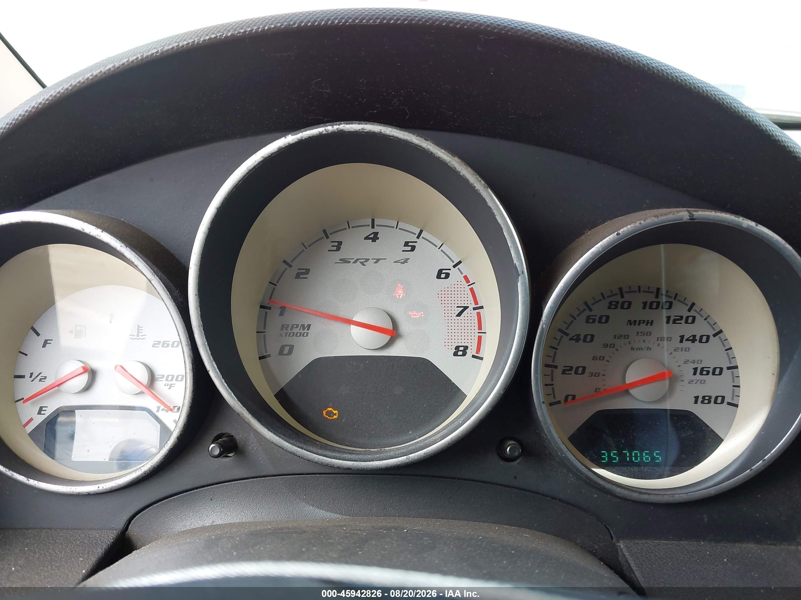 2008 Dodge Caliber Srt4 Красный vin: 1B3HB68F38D564966