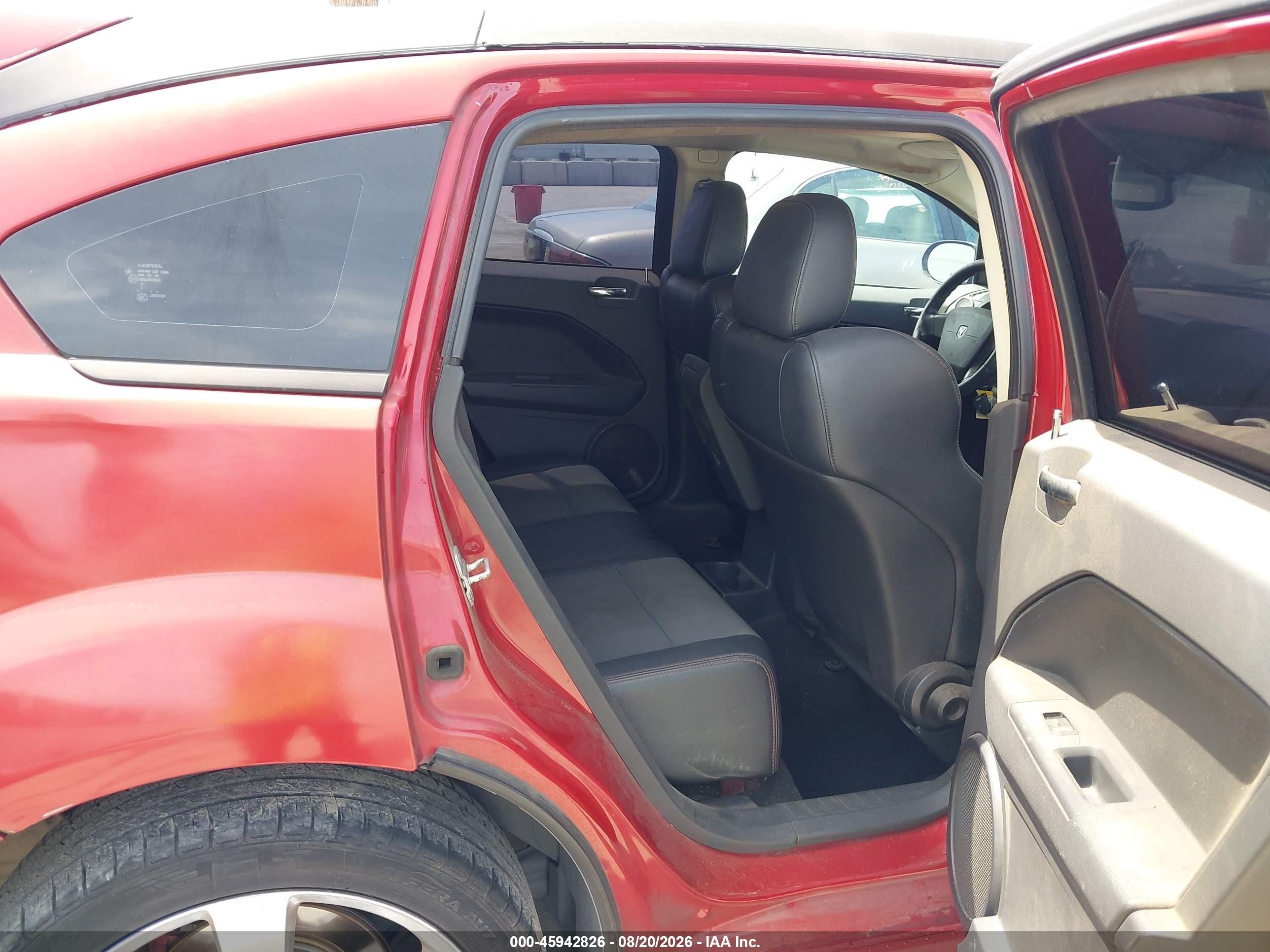 2008 Dodge Caliber Srt4 Красный vin: 1B3HB68F38D564966