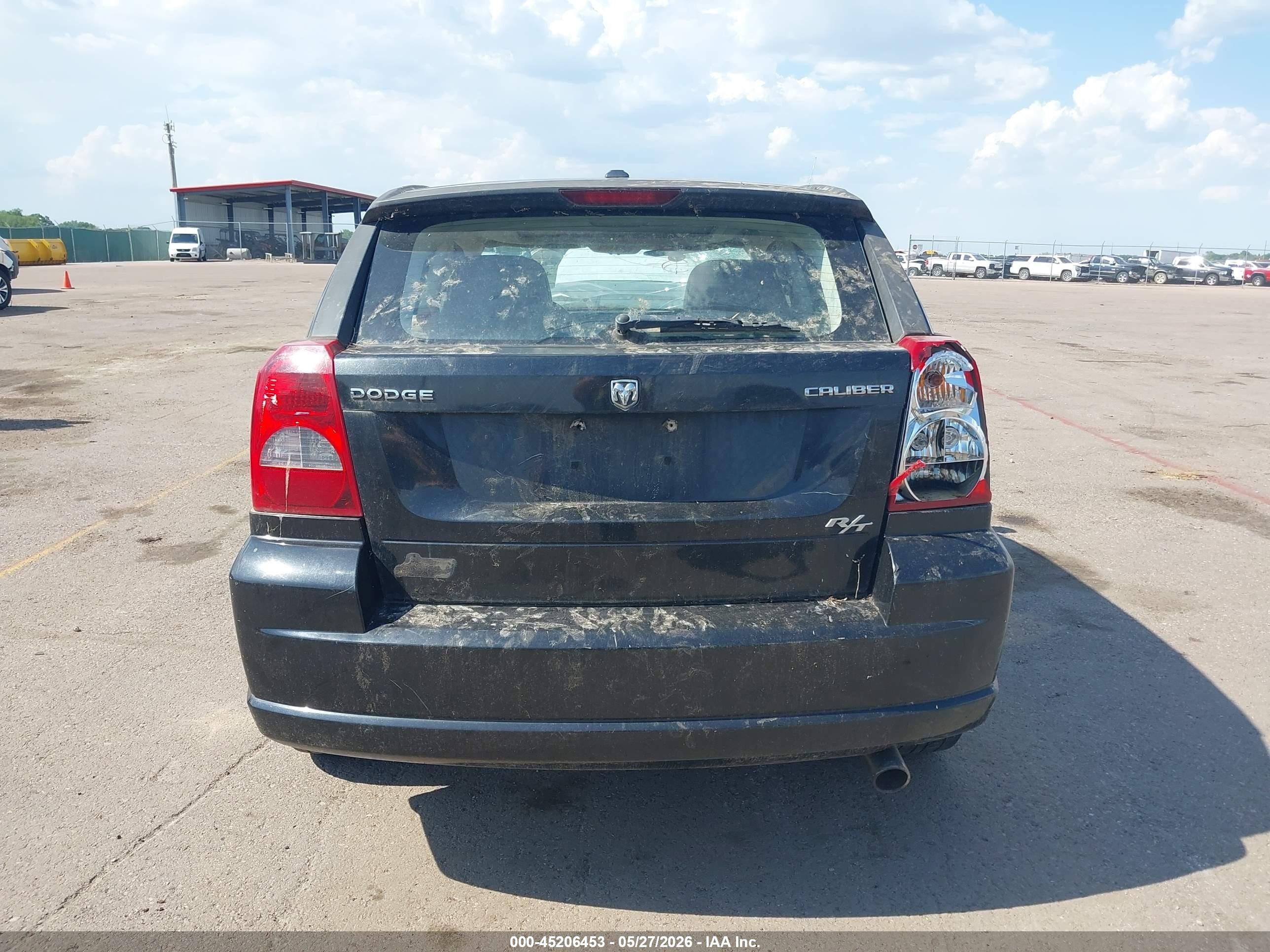 2009 Dodge Caliber R/t Black vin: 1B3HB78B69D199025