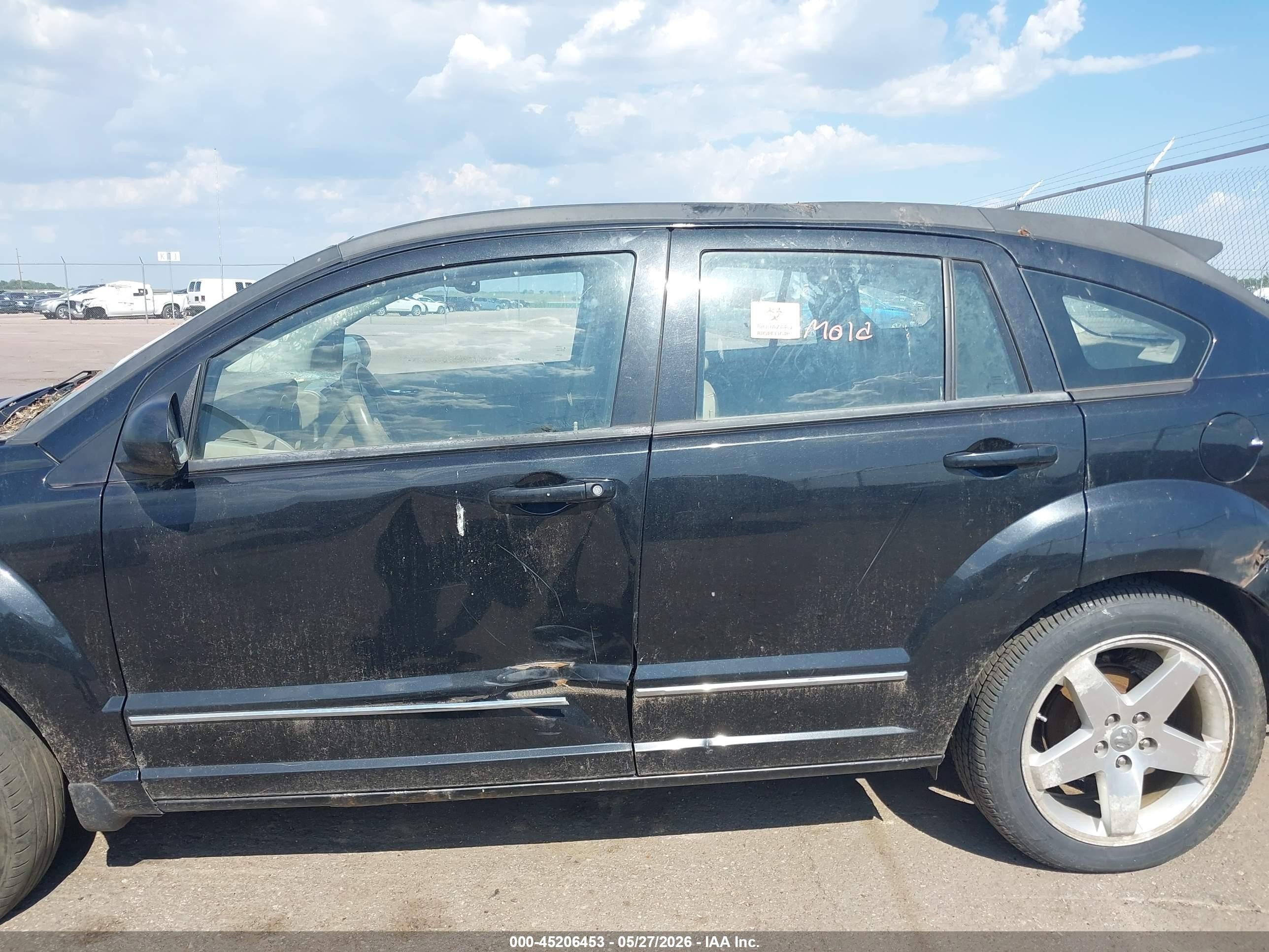 2009 Dodge Caliber R/t Black vin: 1B3HB78B69D199025