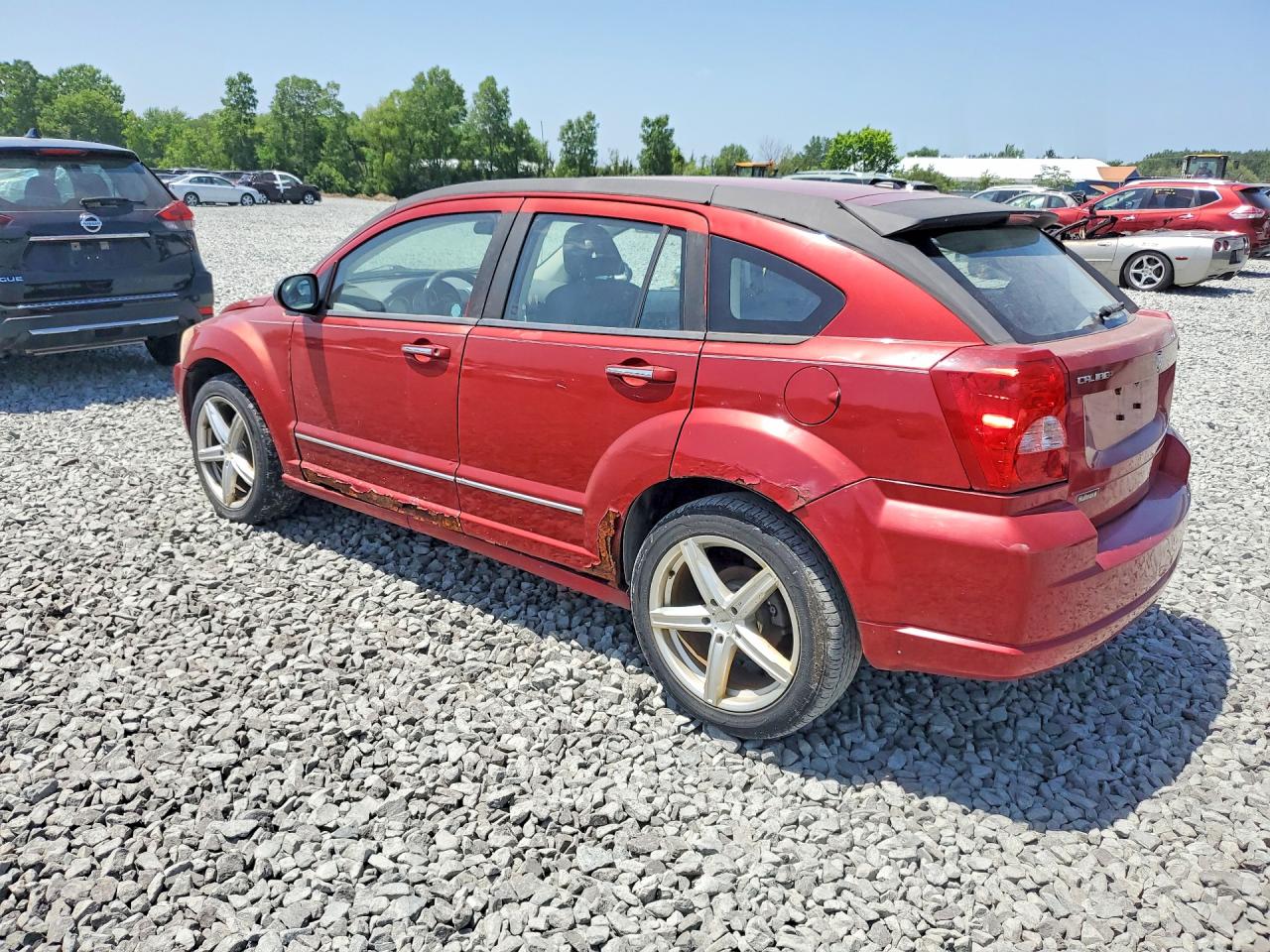 2007 Dodge Caliber R/t Red vin: 1B3HB78K57D392098