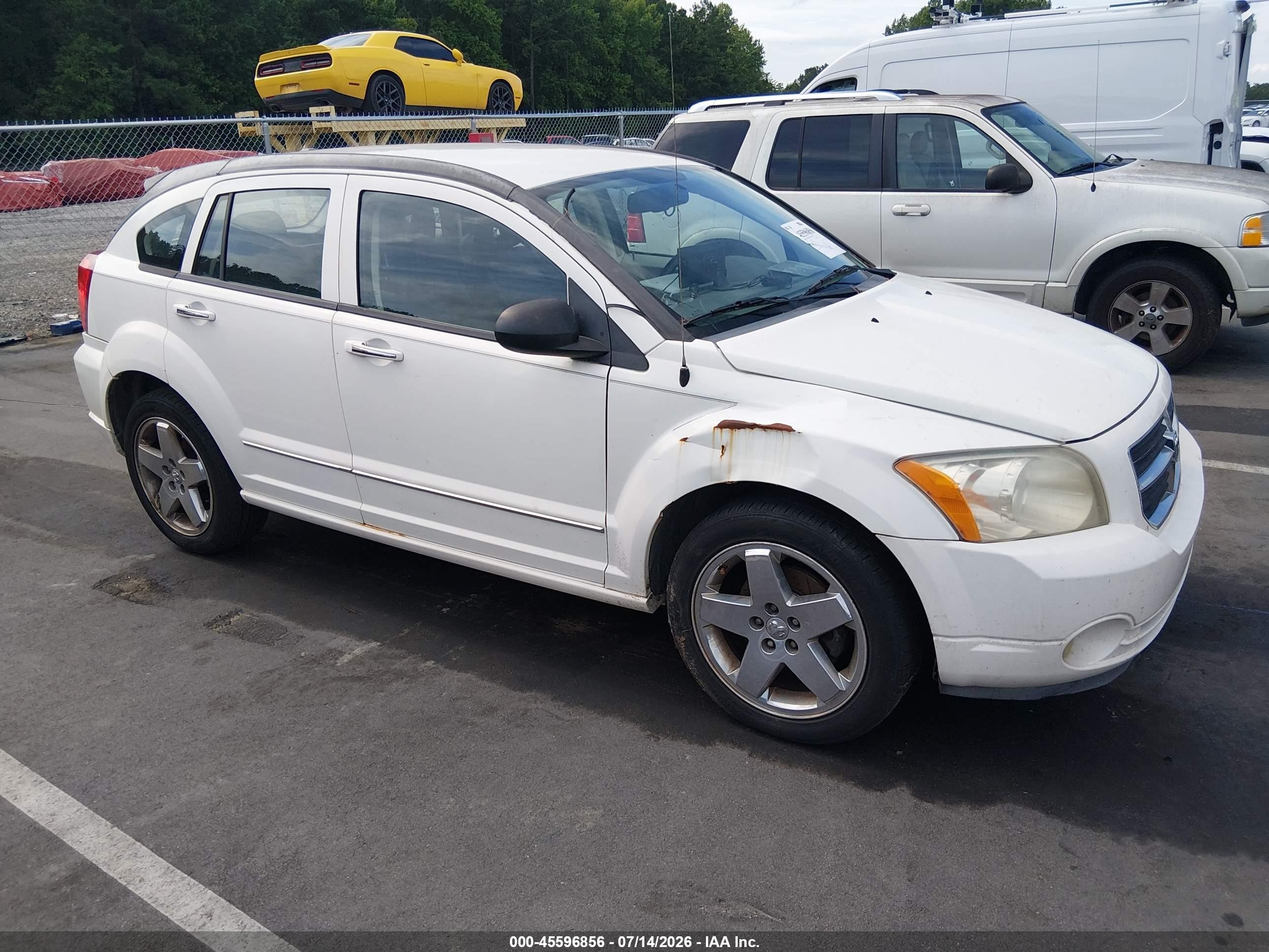 2007 Dodge Caliber R/t Белый vin: 1B3HB78K57D420966