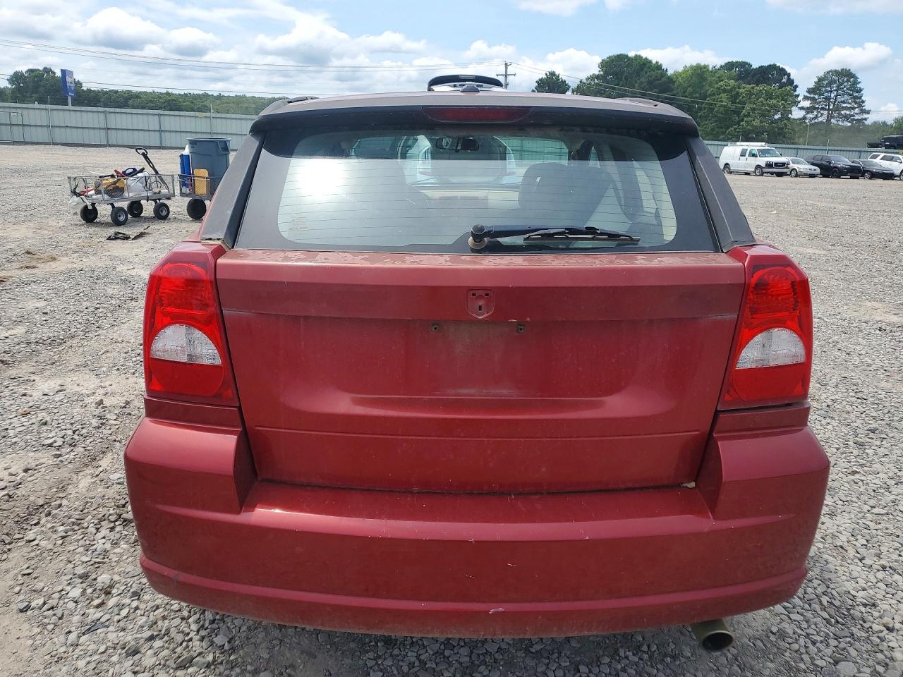 2008 Dodge Caliber R Red vin: 1B3HB78K58D541949