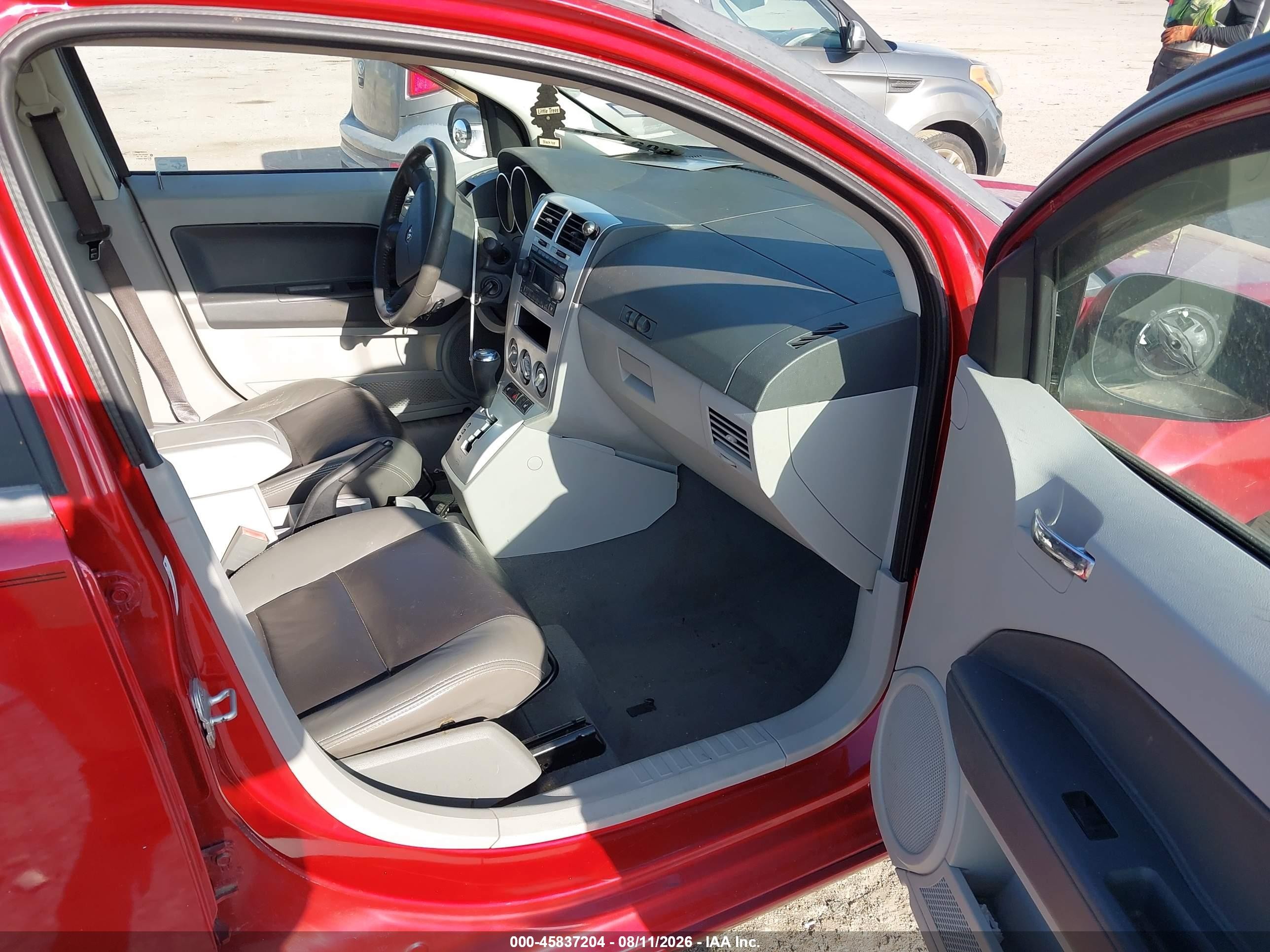 2007 Dodge Caliber R/t Red vin: 1B3HB78K97D160510