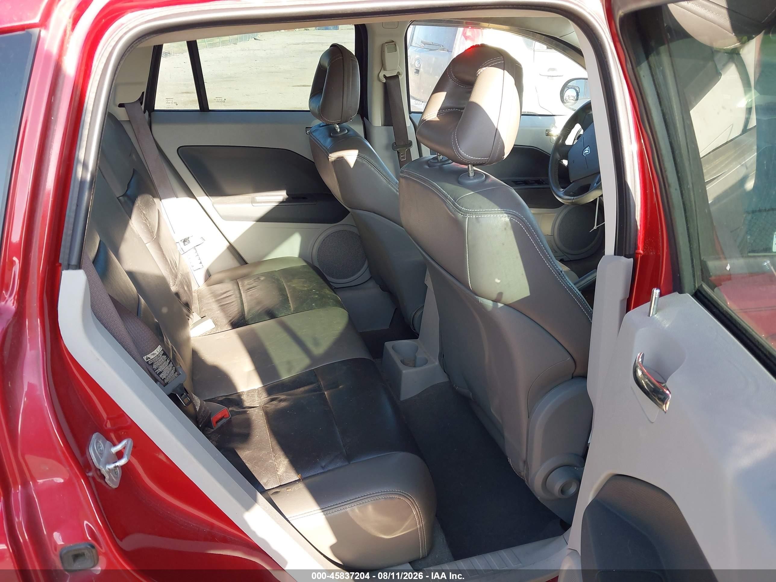 2007 Dodge Caliber R/t Red vin: 1B3HB78K97D160510