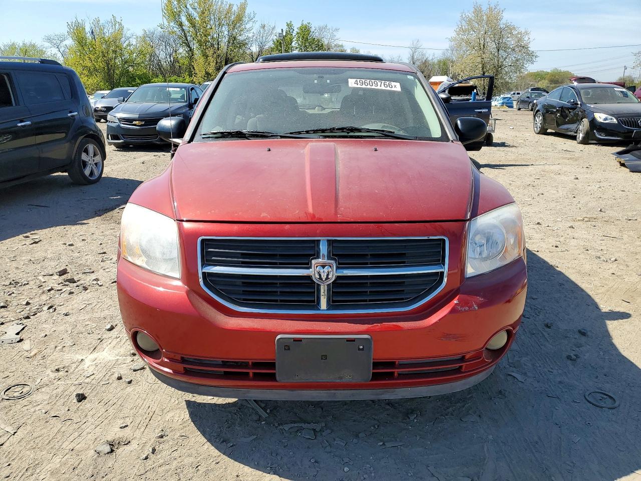 2007 Dodge Caliber R Red vin: 1B3HB78KX7D102549