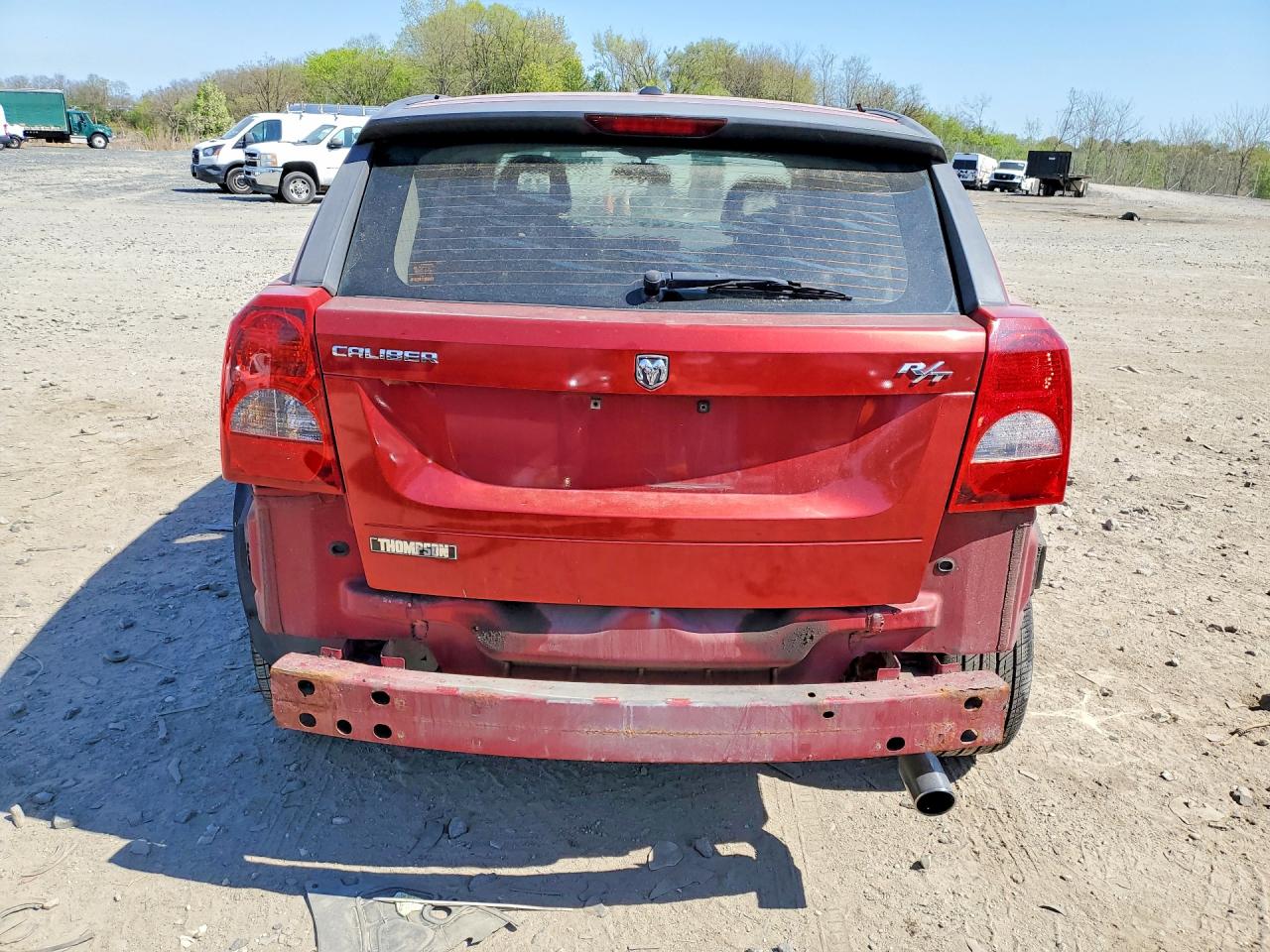 2007 Dodge Caliber R Red vin: 1B3HB78KX7D102549