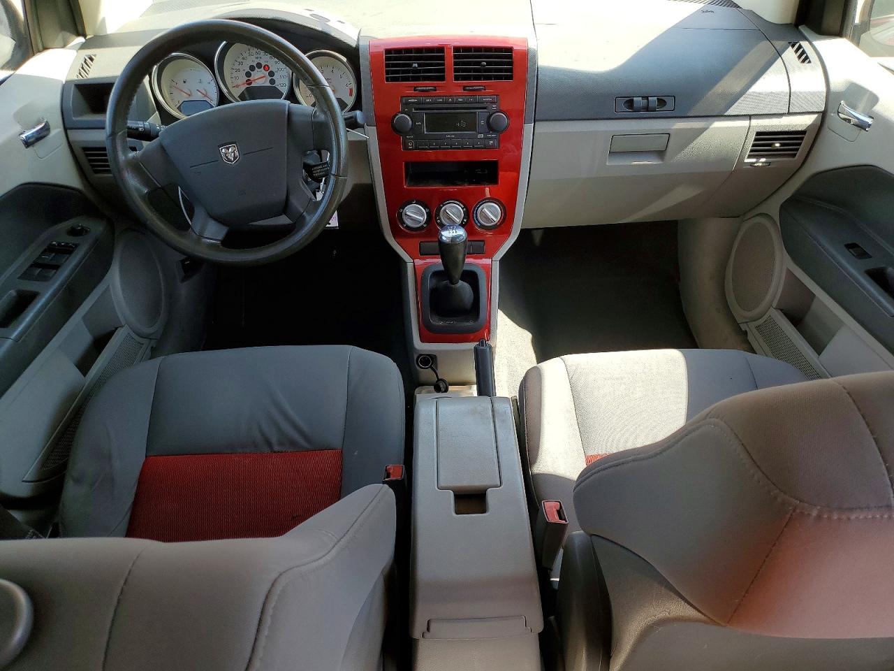2007 Dodge Caliber R Red vin: 1B3HB78KX7D102549