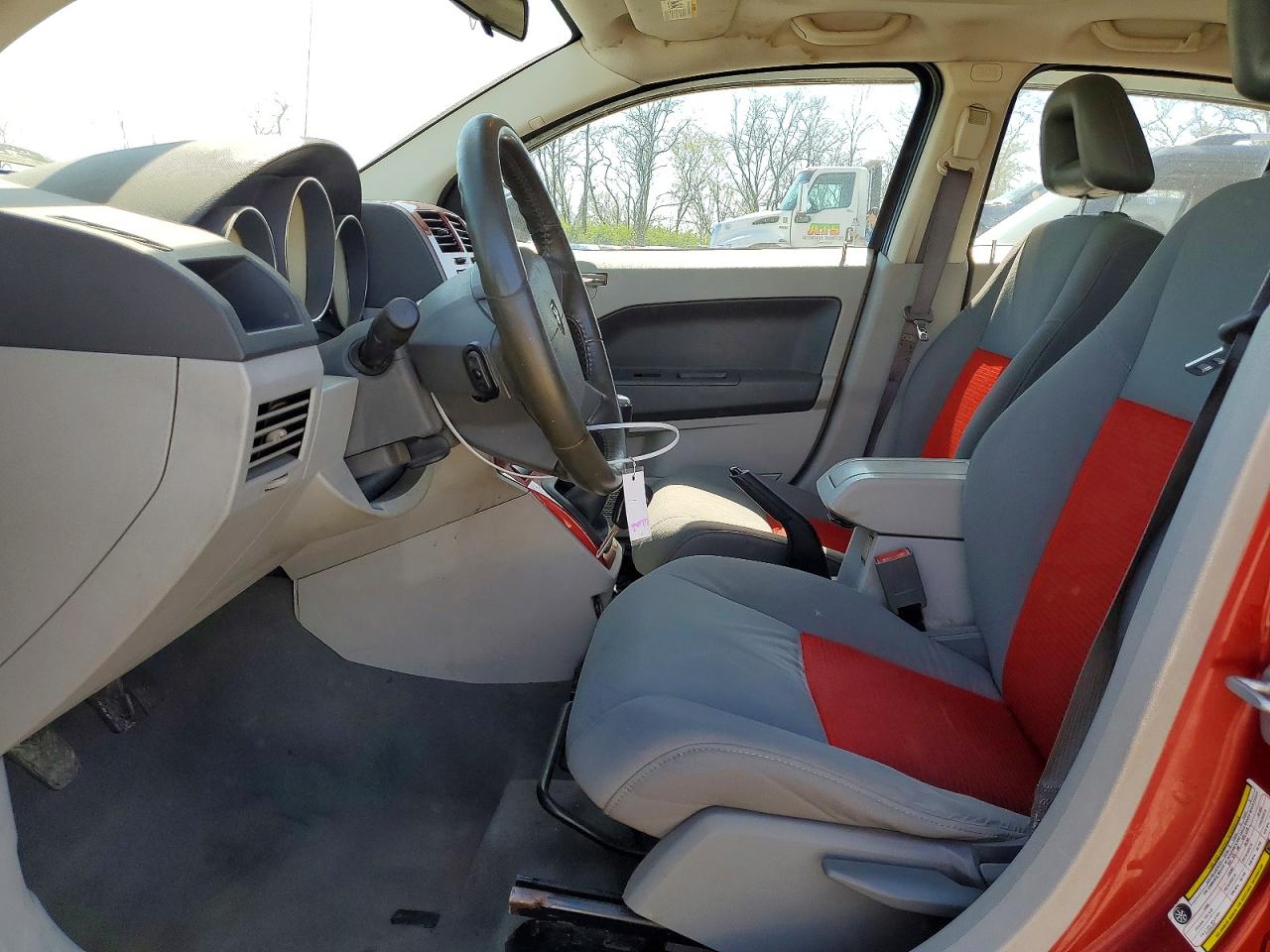 2007 Dodge Caliber R Red vin: 1B3HB78KX7D102549