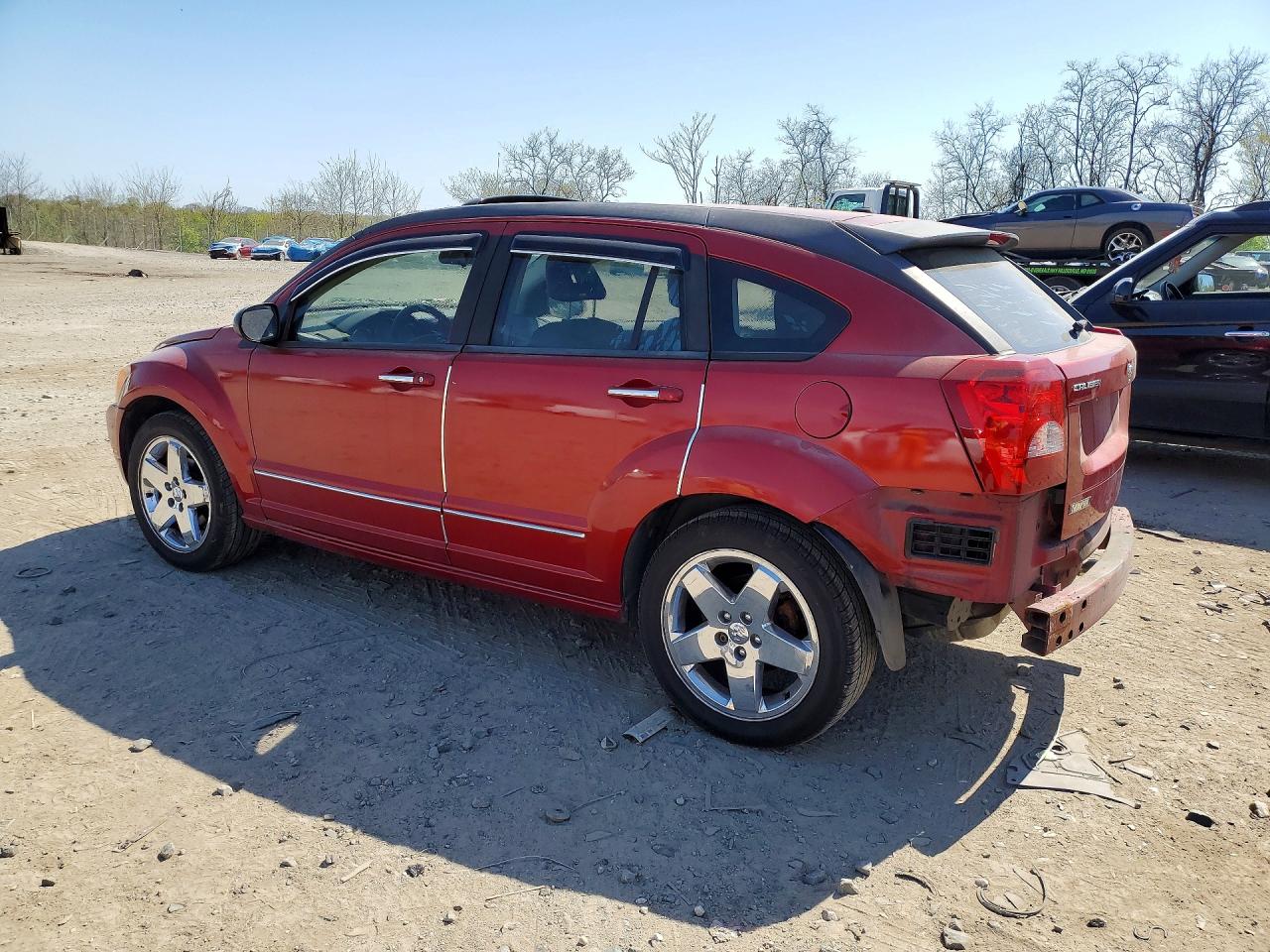2007 Dodge Caliber R Red vin: 1B3HB78KX7D102549