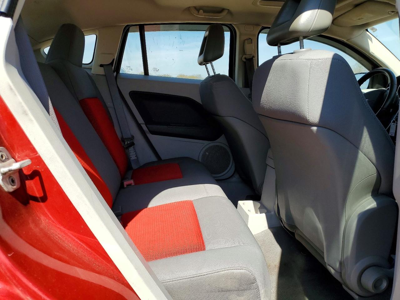 2007 Dodge Caliber R Red vin: 1B3HB78KX7D102549