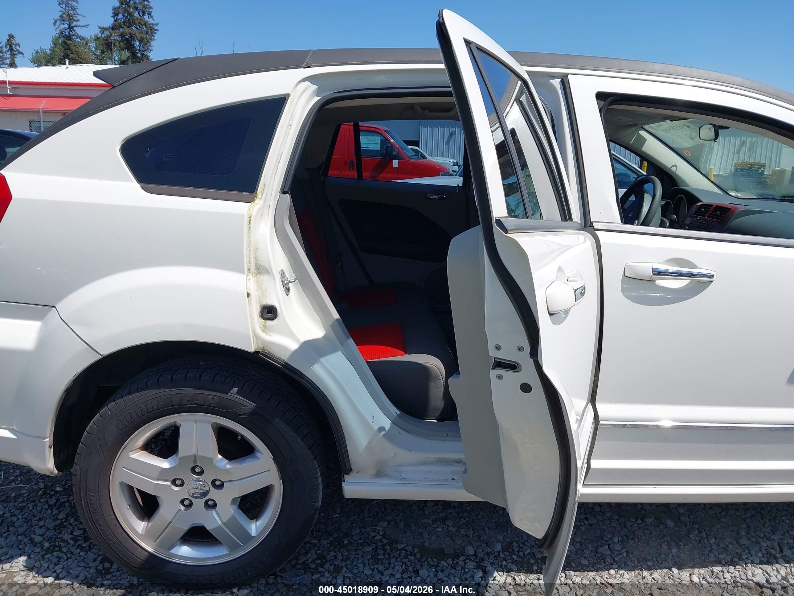 2007 Dodge Caliber R/t Белый vin: 1B3HE78K47D322101