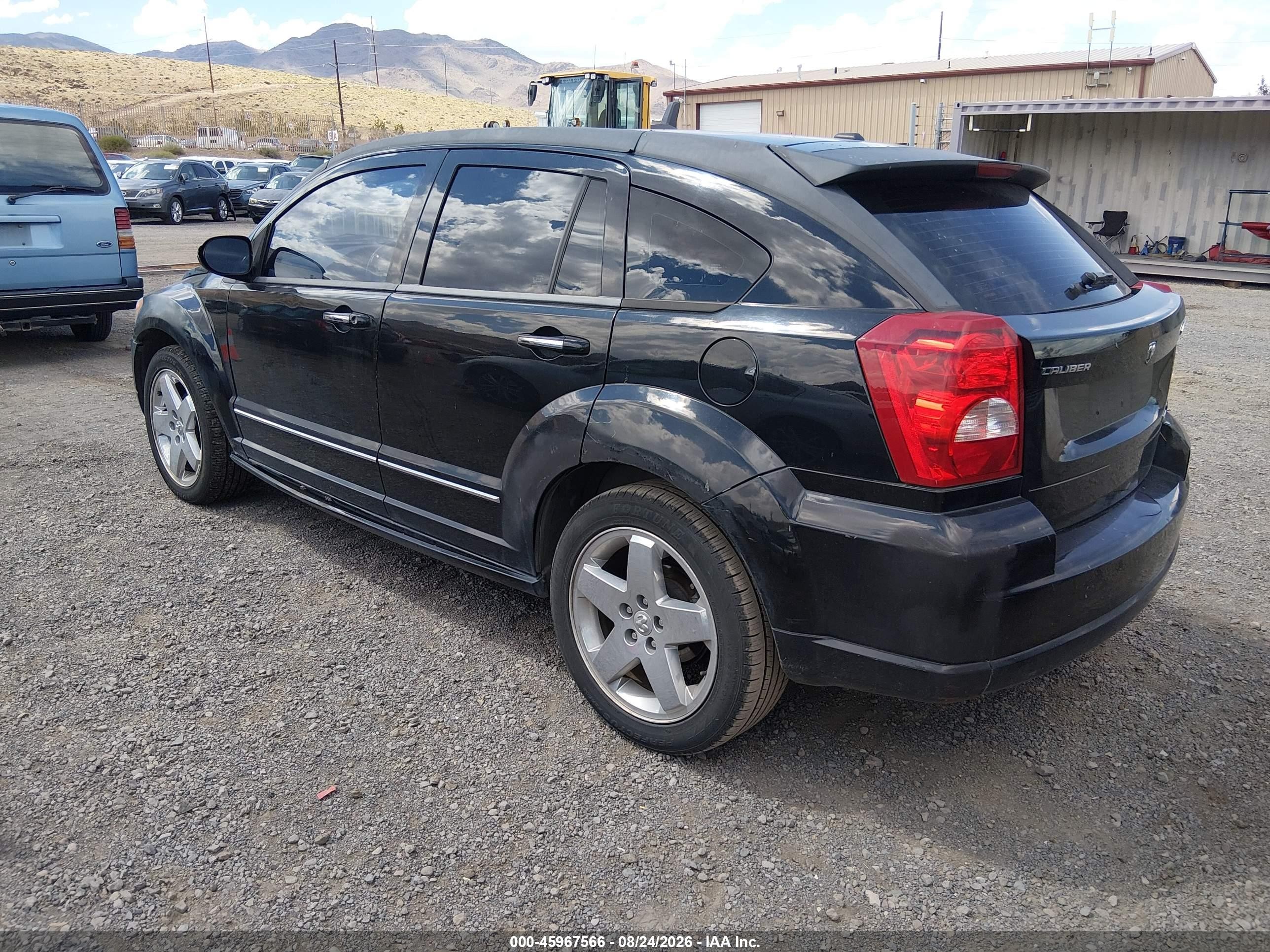 2007 Dodge Caliber R/t Black vin: 1B3HE78K57D264399