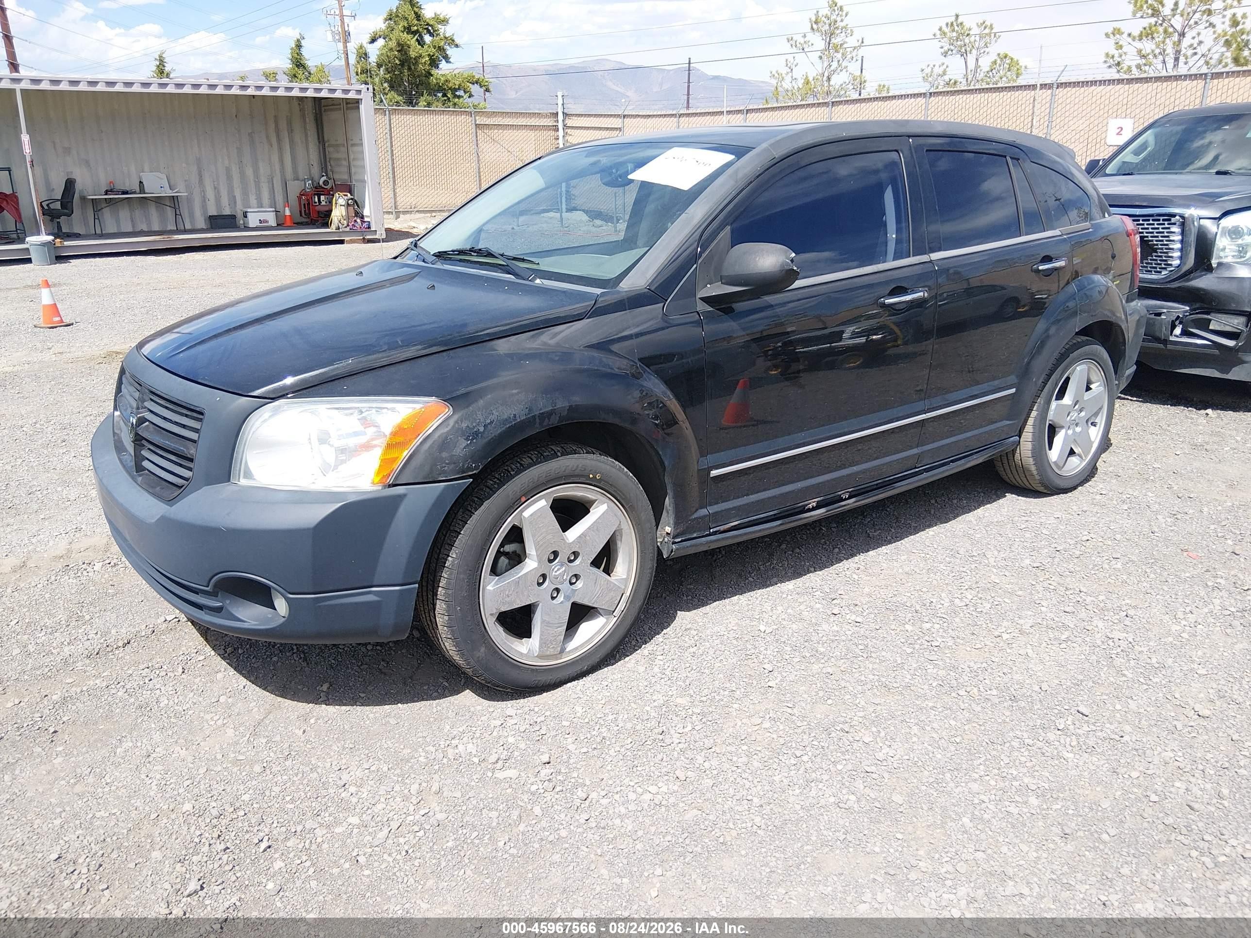2007 Dodge Caliber R/t Black vin: 1B3HE78K57D264399