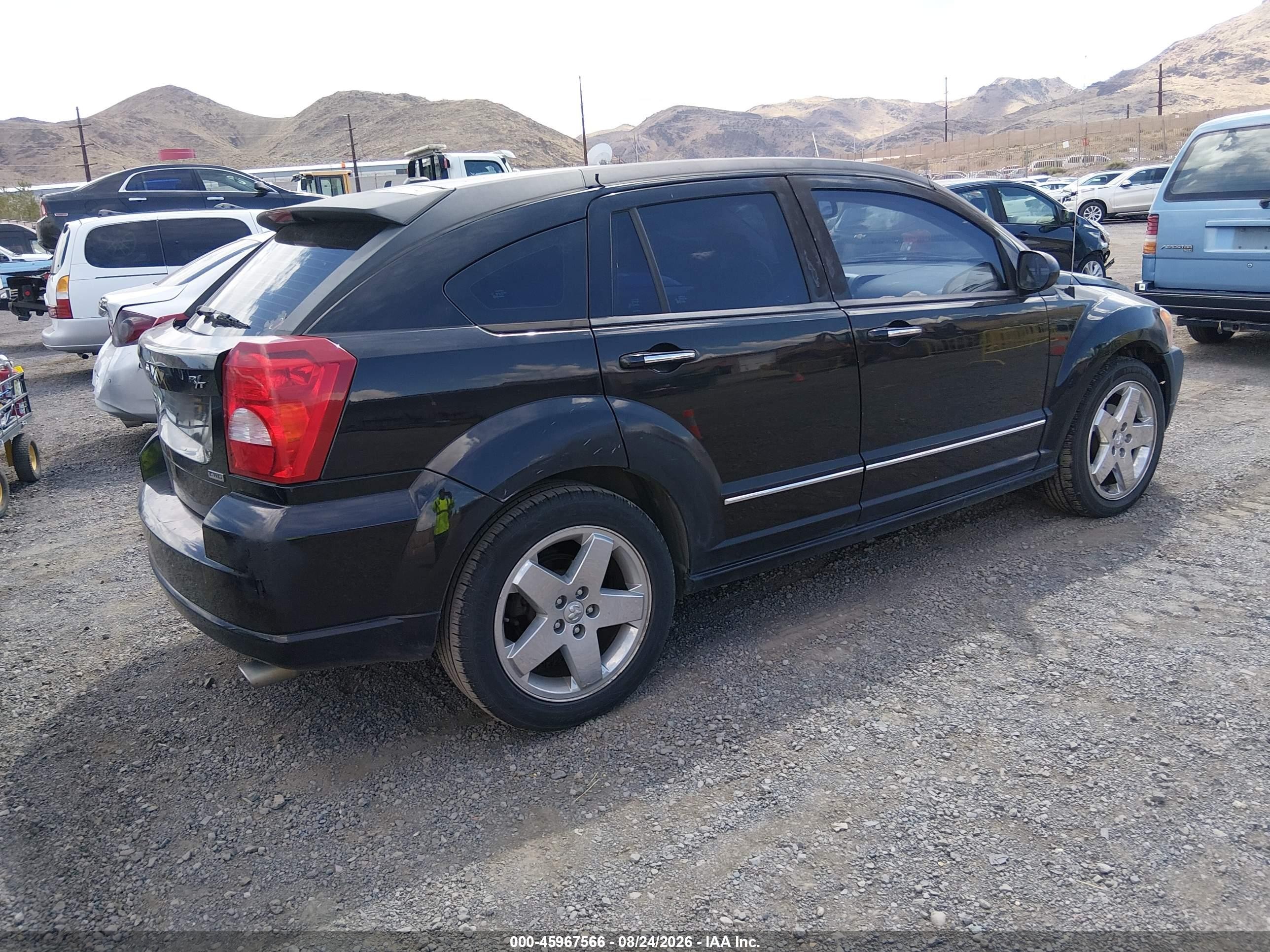 2007 Dodge Caliber R/t Black vin: 1B3HE78K57D264399