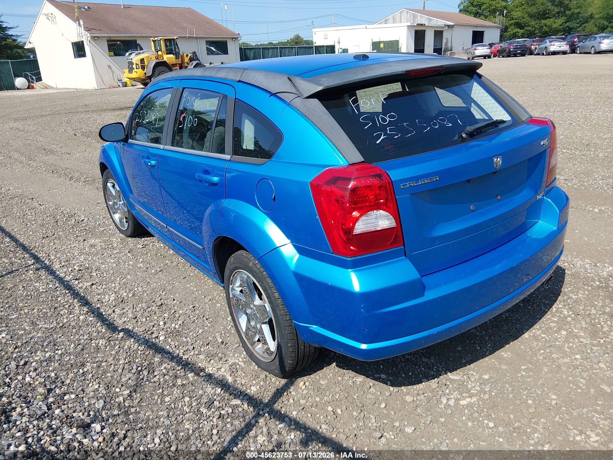 2008 Dodge Caliber R/t Blue vin: 1B3HE78K58D510403