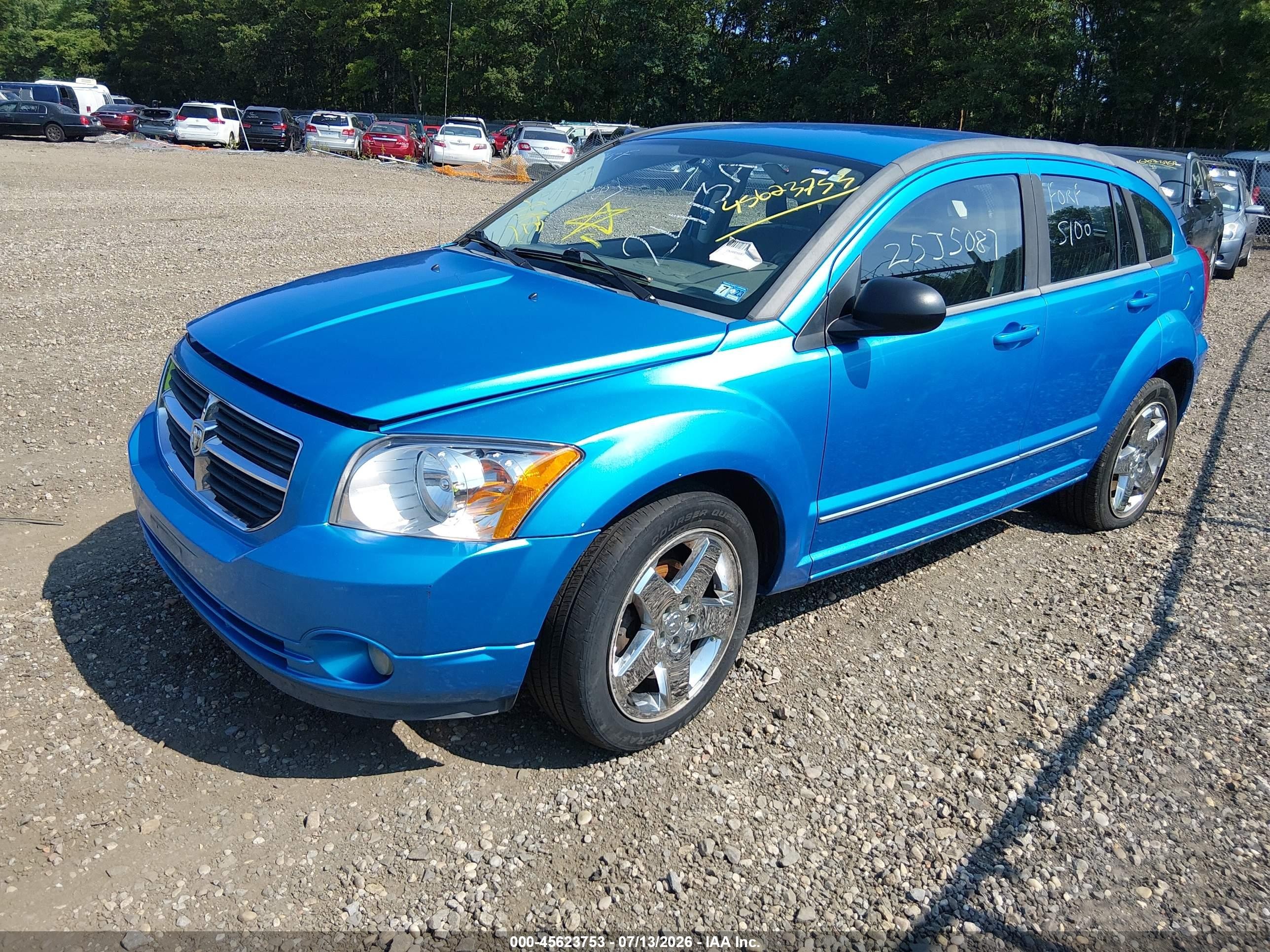 2008 Dodge Caliber R/t Blue vin: 1B3HE78K58D510403