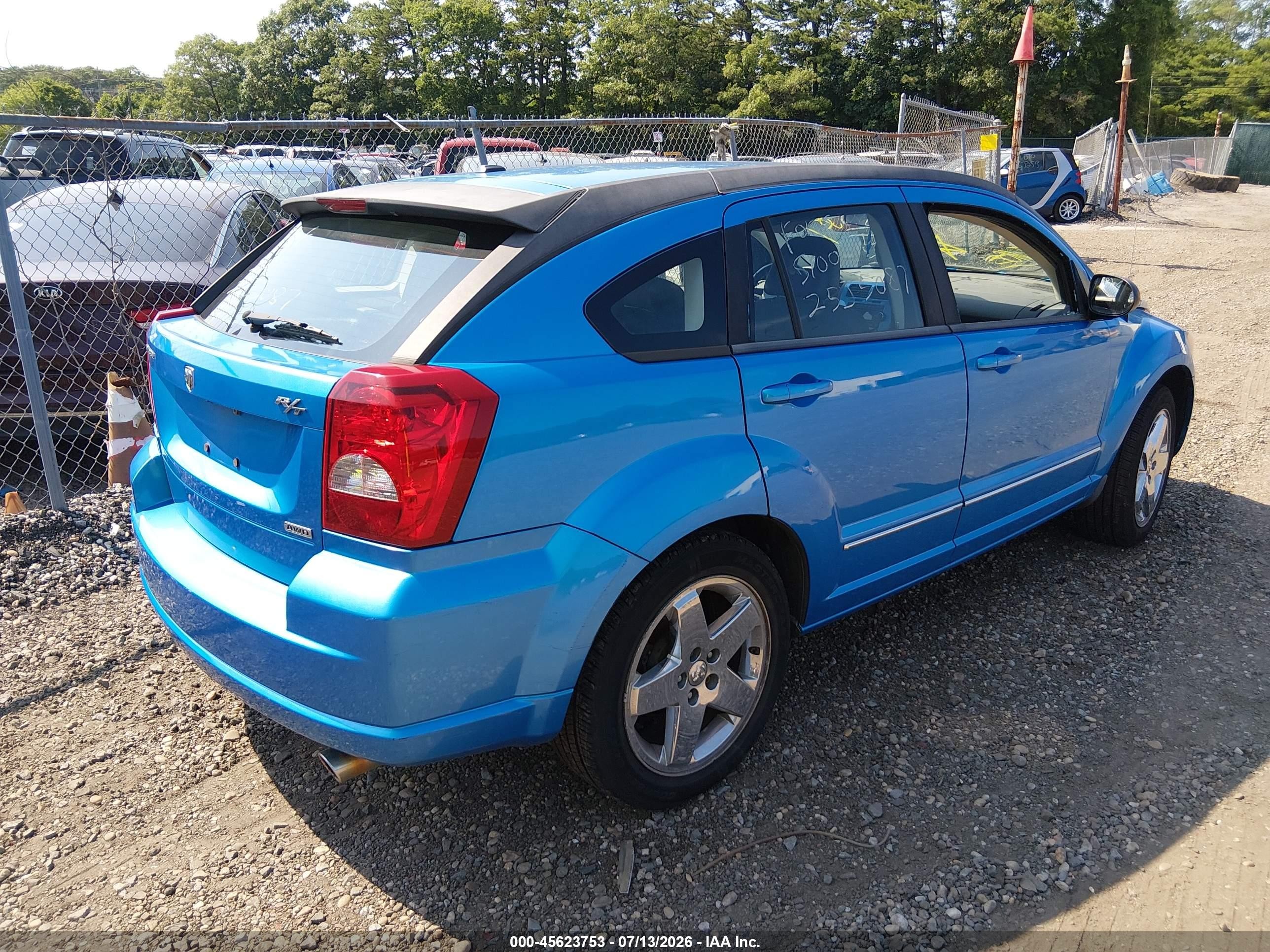 2008 Dodge Caliber R/t Blue vin: 1B3HE78K58D510403