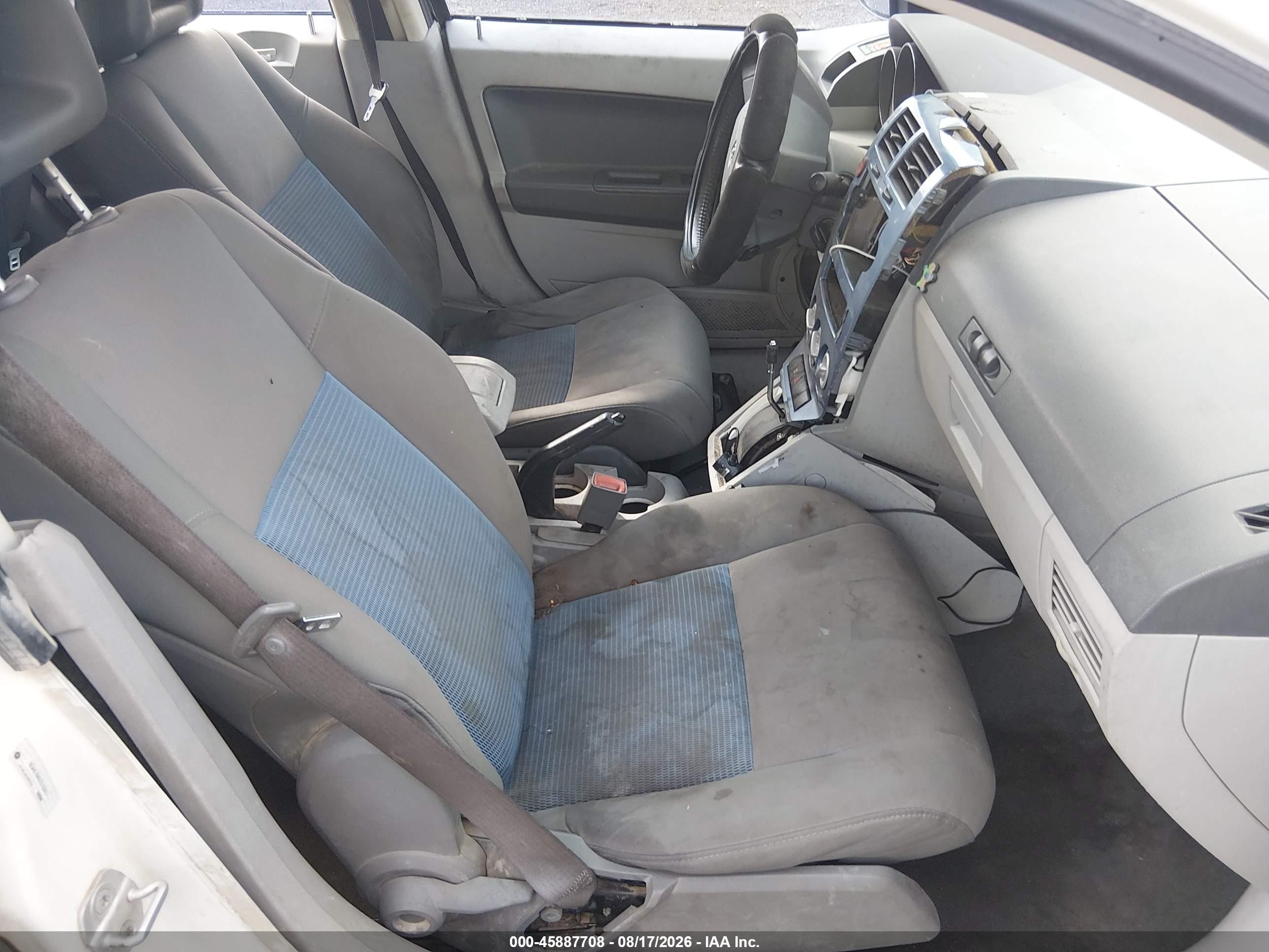2007 Dodge Caliber R/t White vin: 1B3HE78K67D152811