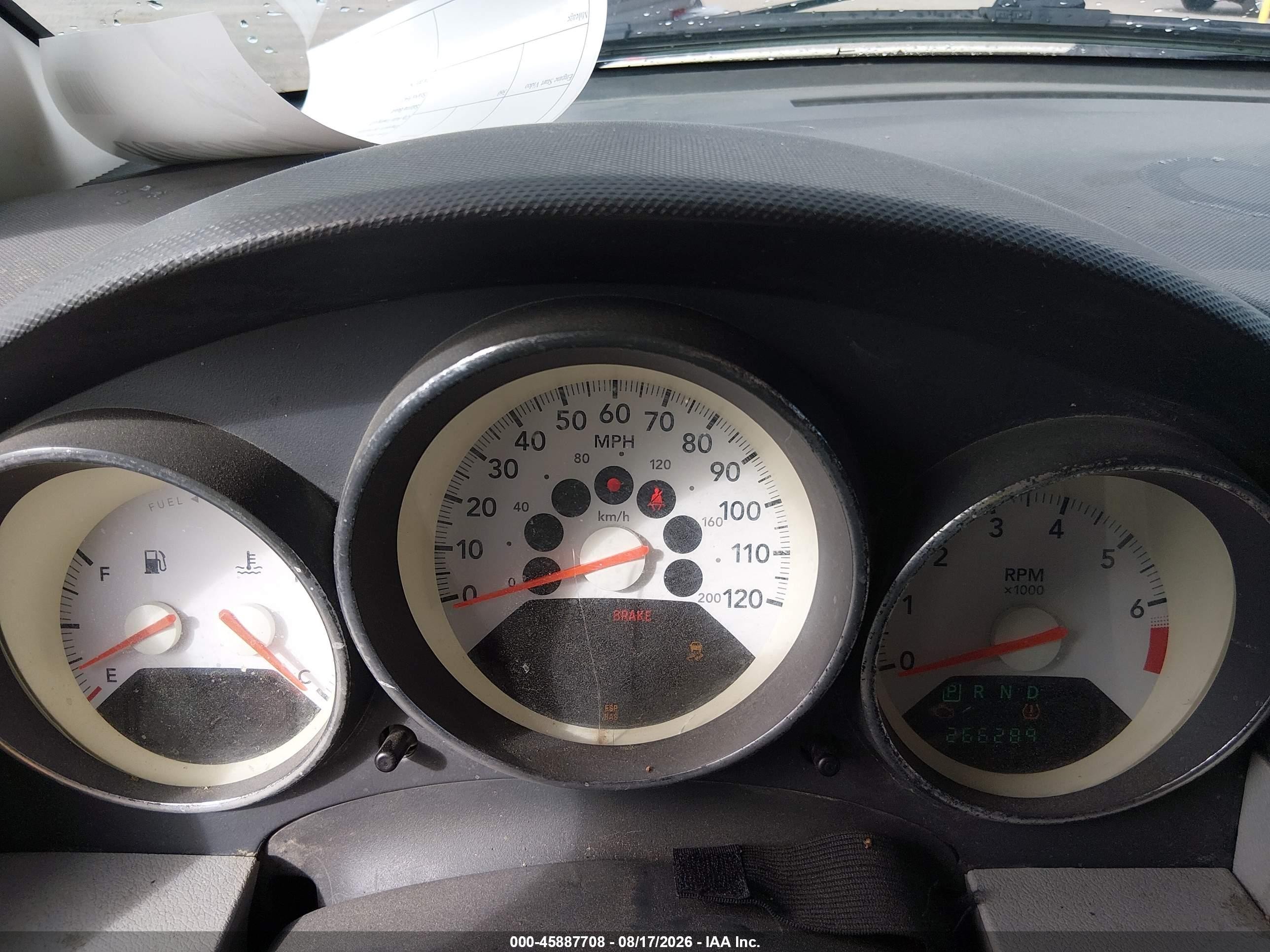 2007 Dodge Caliber R/t White vin: 1B3HE78K67D152811