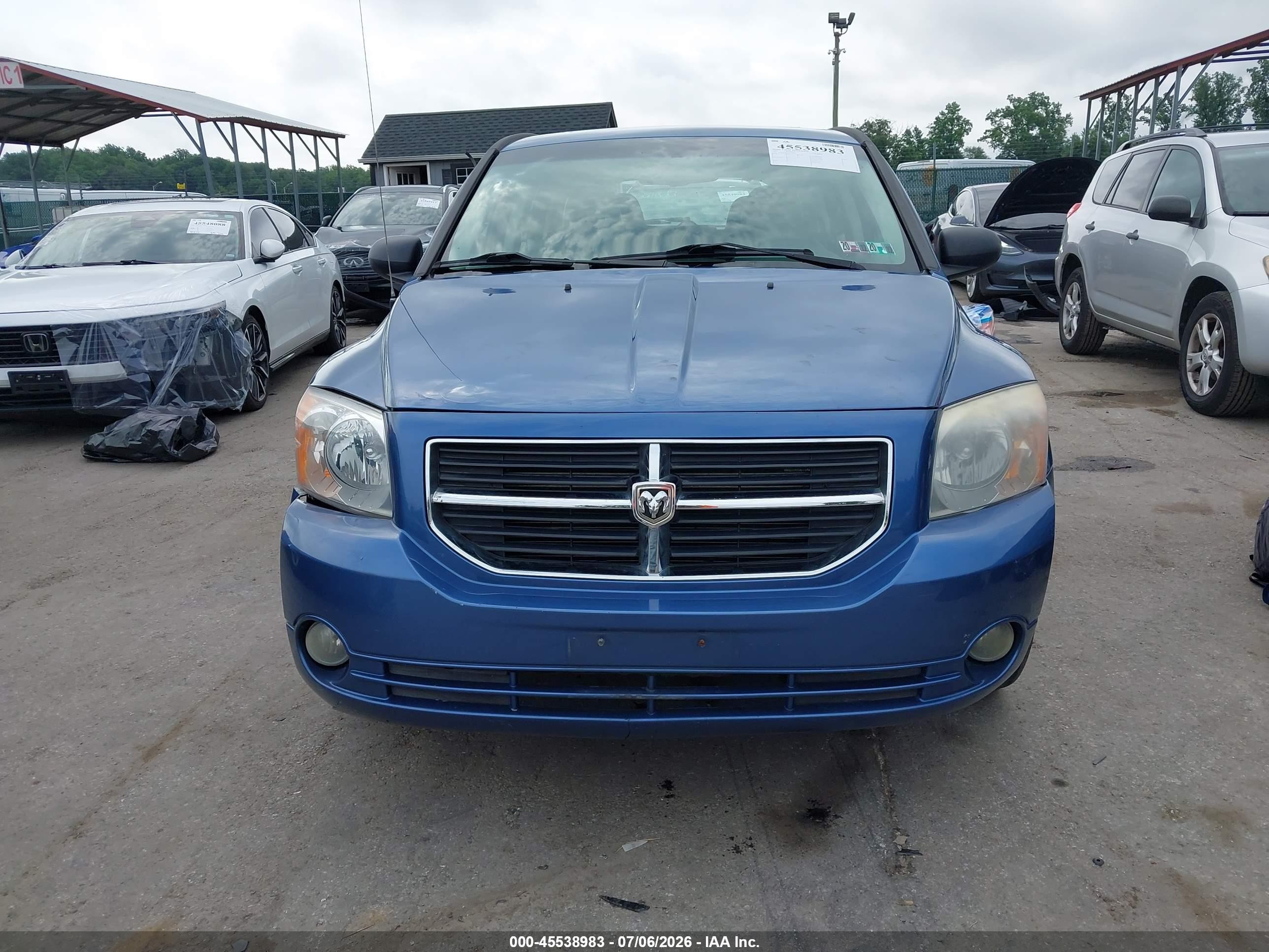 2007 Dodge Caliber R/t Blue vin: 1B3HE78K67D153232