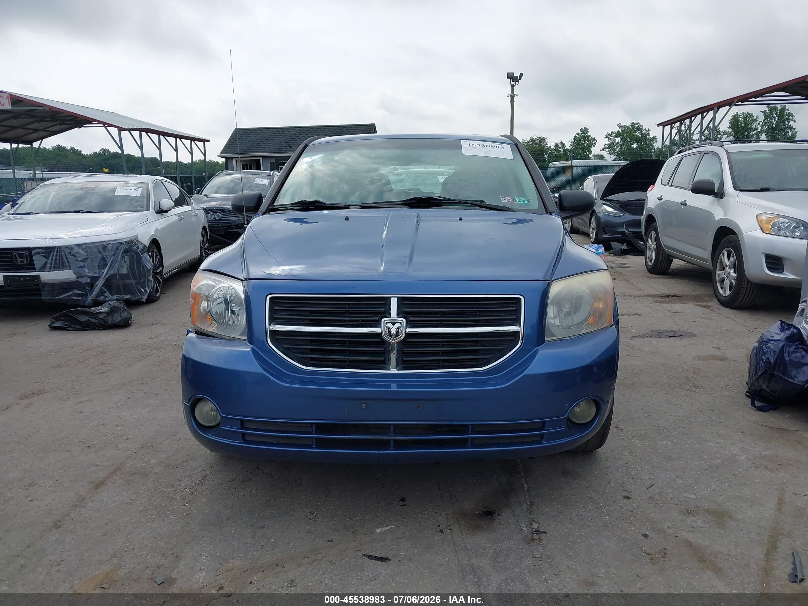 2007 Dodge Caliber R/t Blue vin: 1B3HE78K67D153232