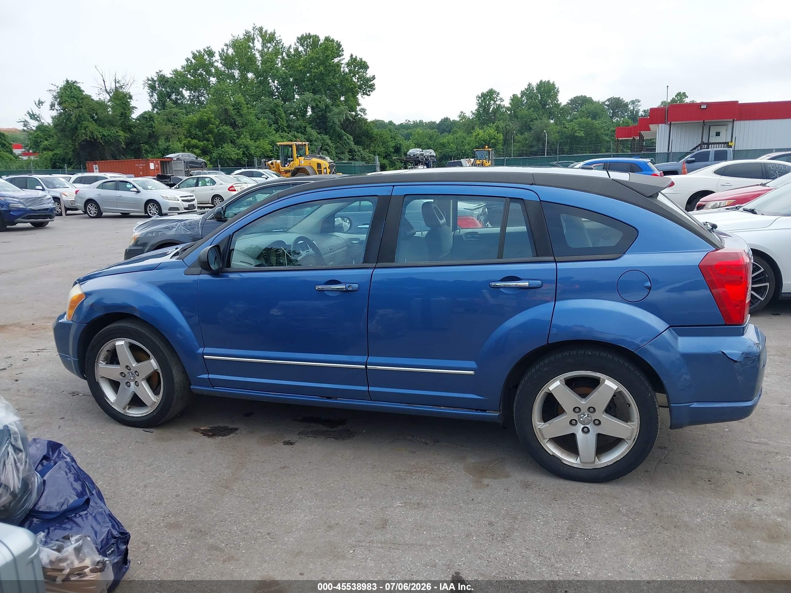 2007 Dodge Caliber R/t Blue vin: 1B3HE78K67D153232