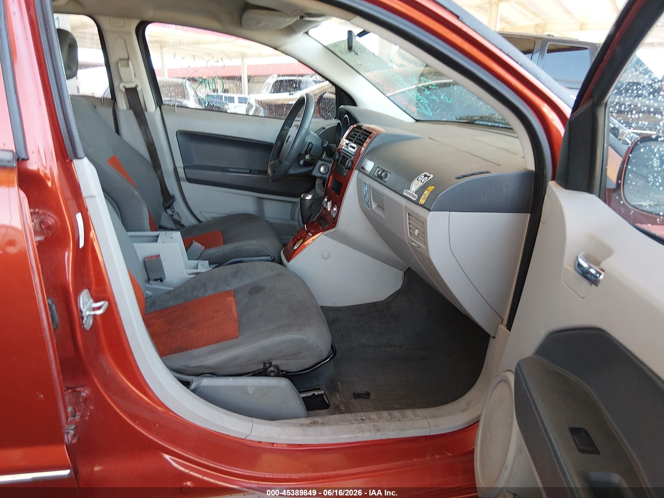 2007 Dodge Caliber R/t Оранжевый vin: 1B3HE78K67D185291
