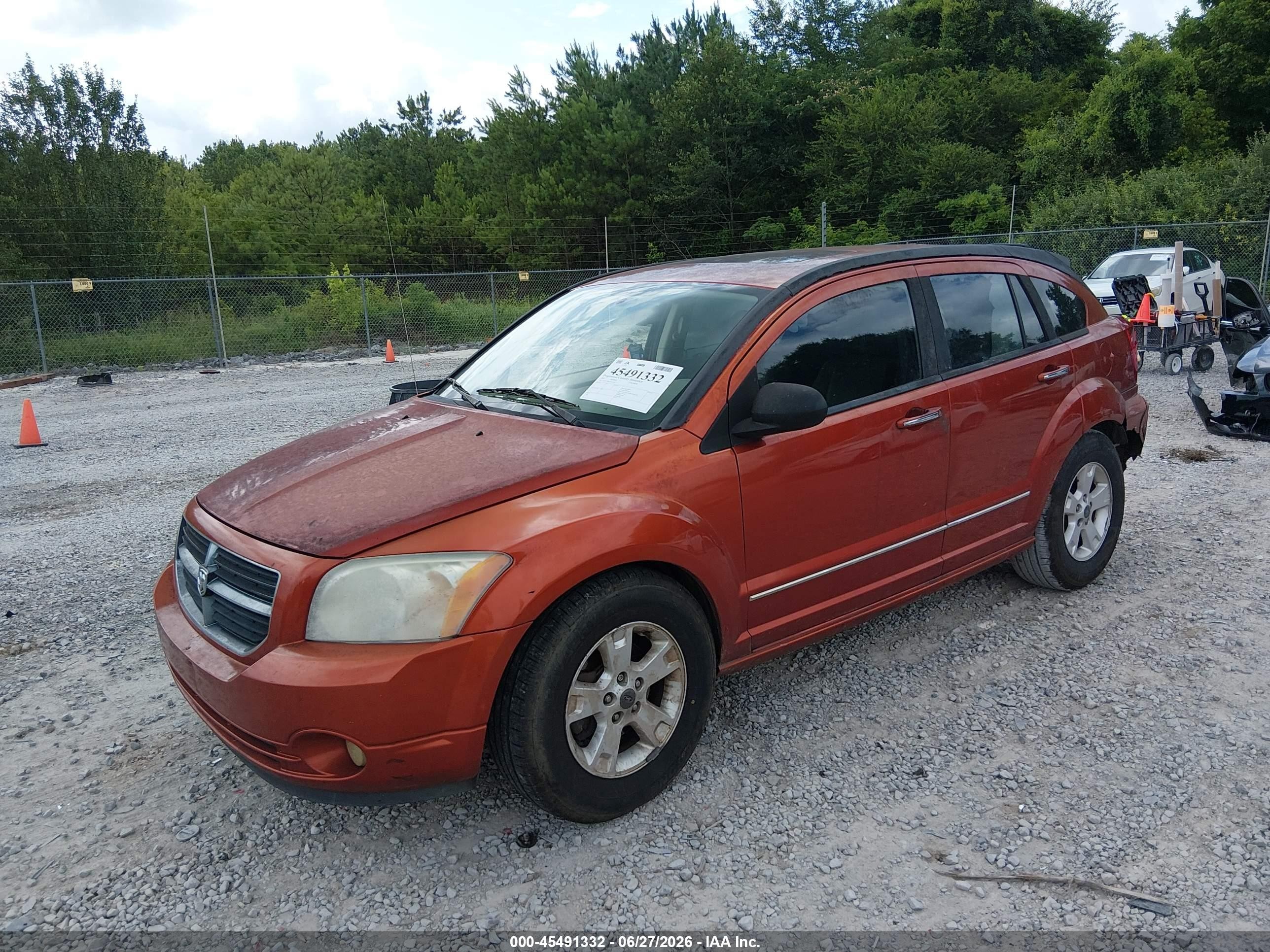 2007 Dodge Caliber R/t Orange vin: 1B3HE78K67D514622