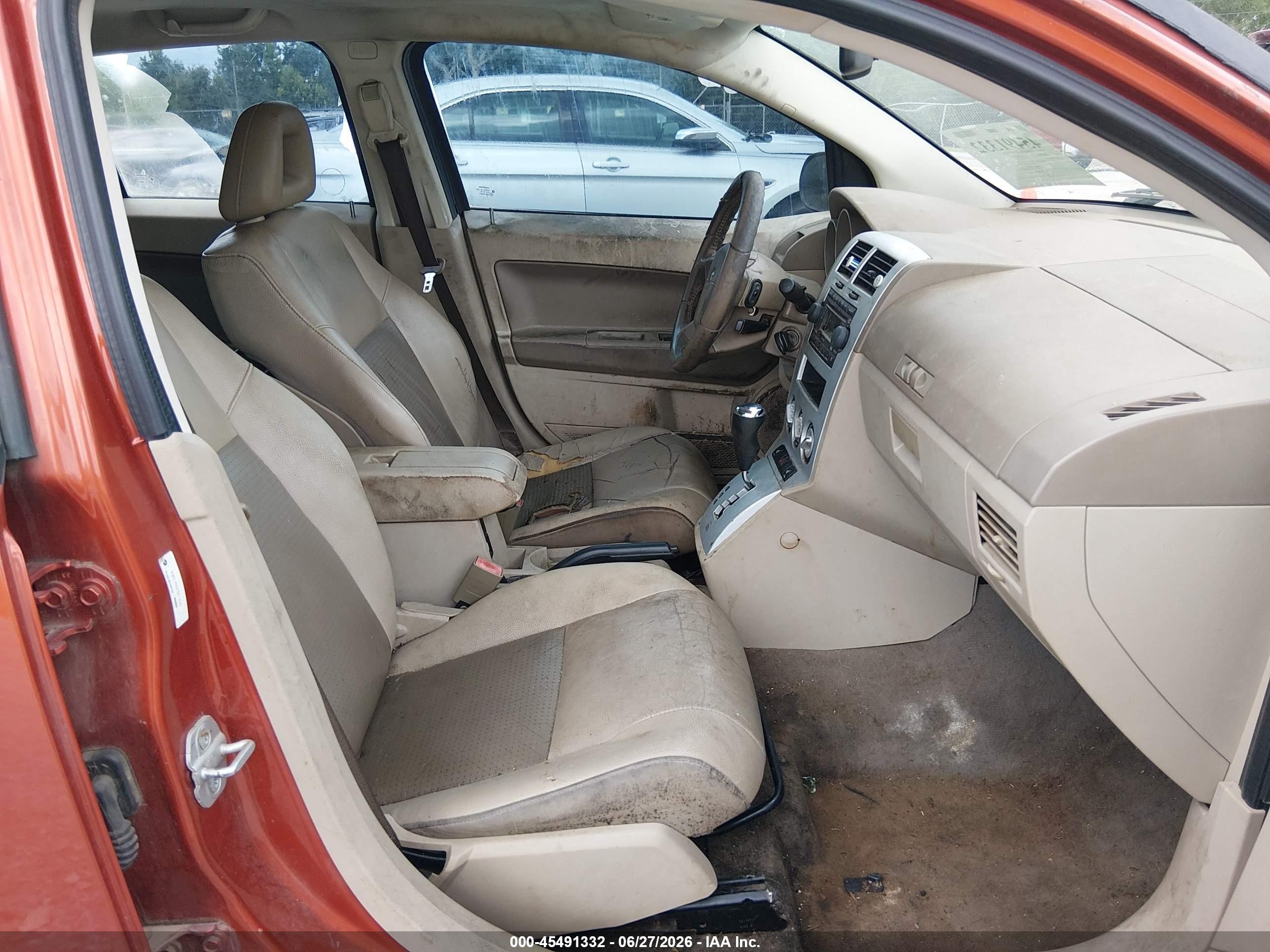 2007 Dodge Caliber R/t Orange vin: 1B3HE78K67D514622