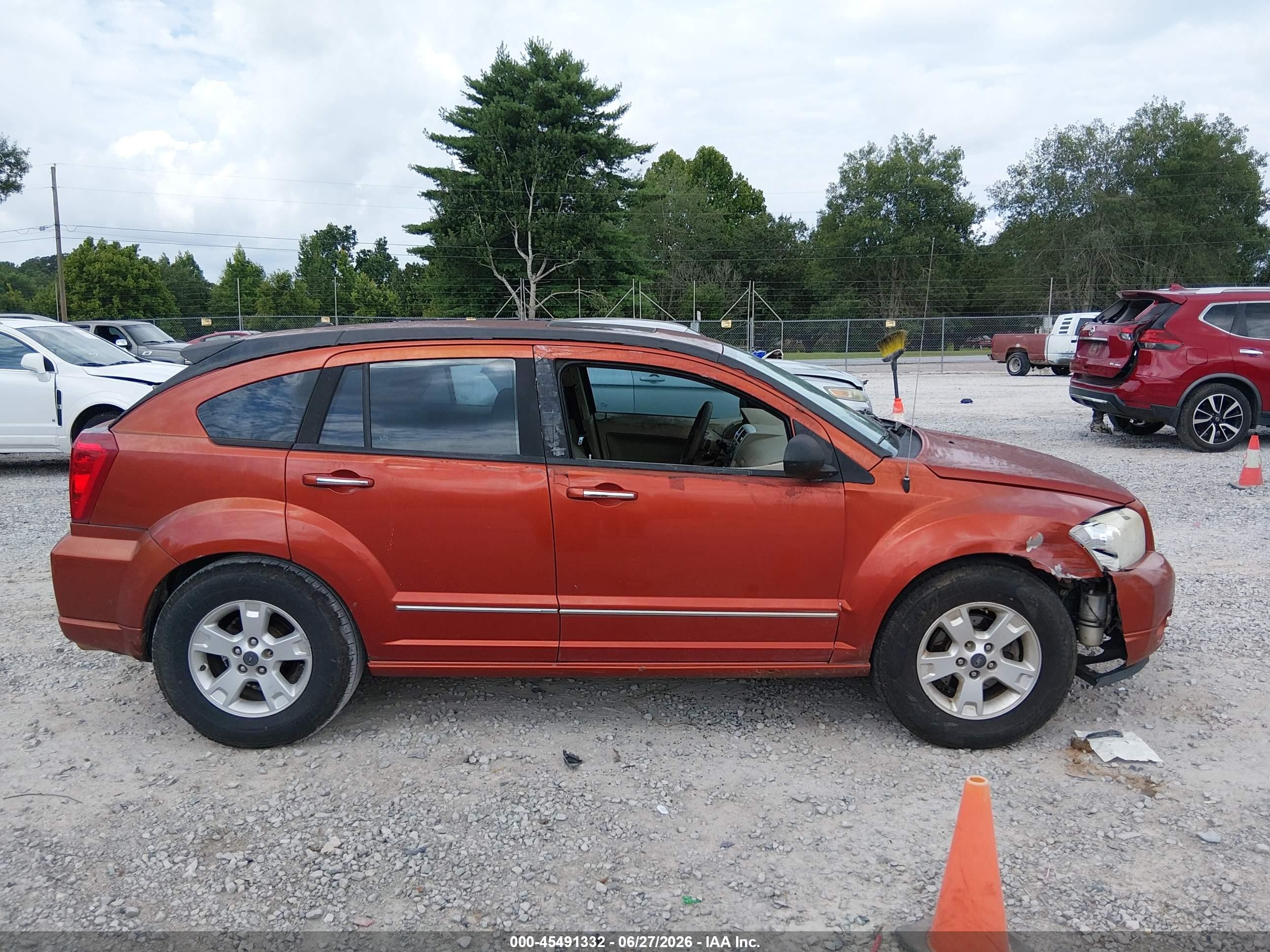 2007 Dodge Caliber R/t Orange vin: 1B3HE78K67D514622