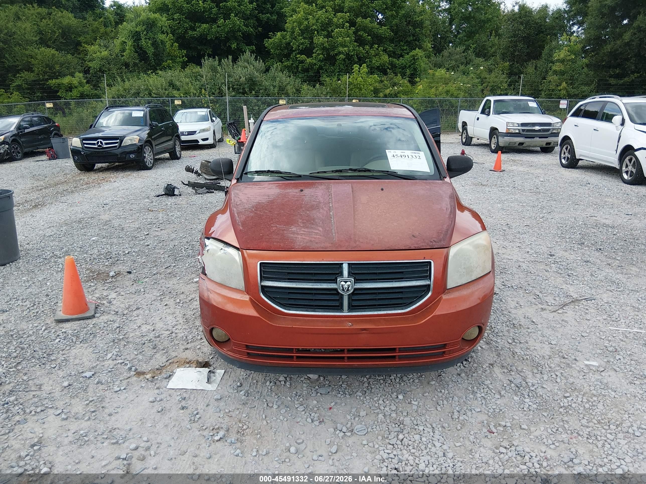 2007 Dodge Caliber R/t Orange vin: 1B3HE78K67D514622
