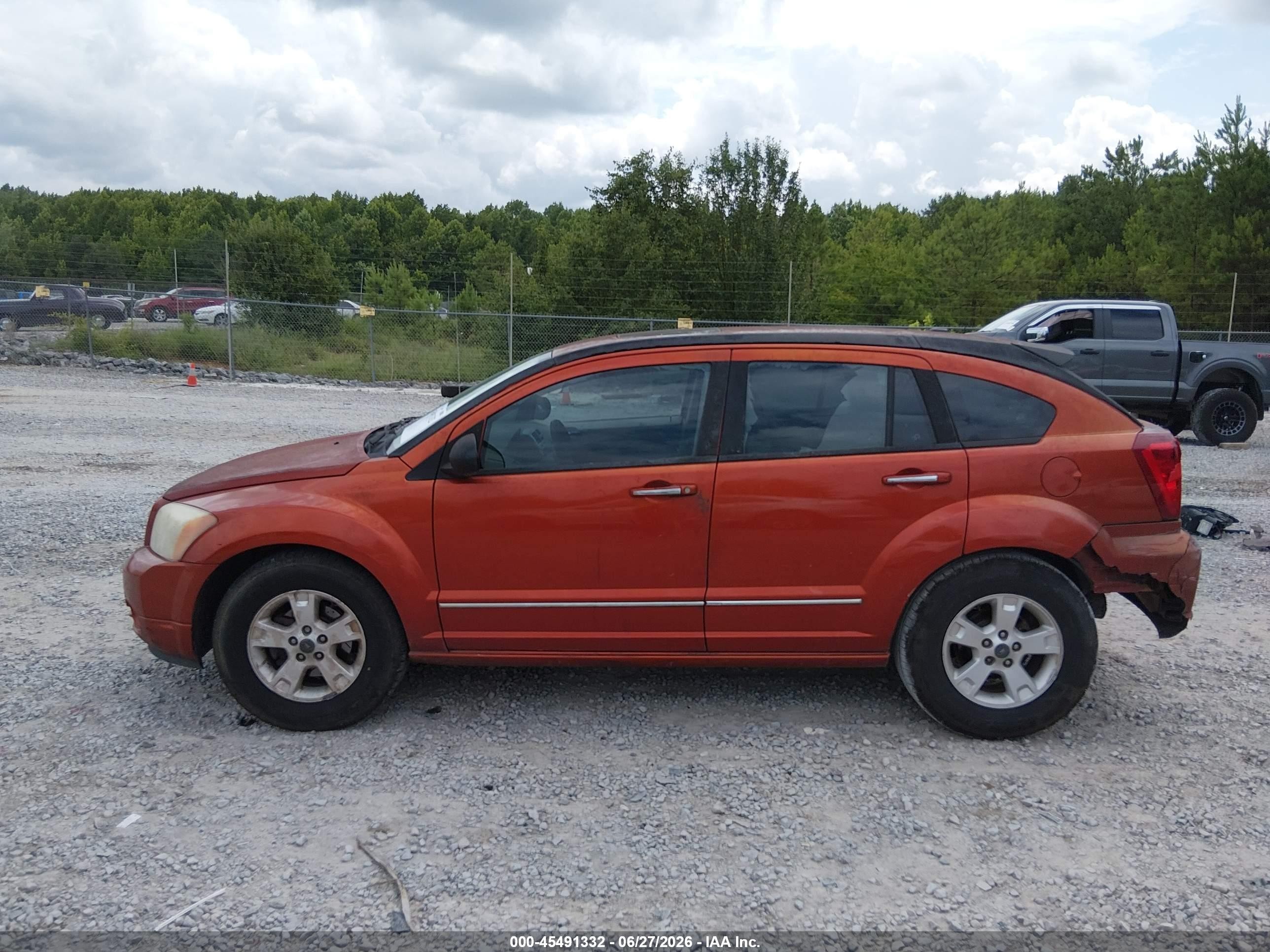 2007 Dodge Caliber R/t Orange vin: 1B3HE78K67D514622