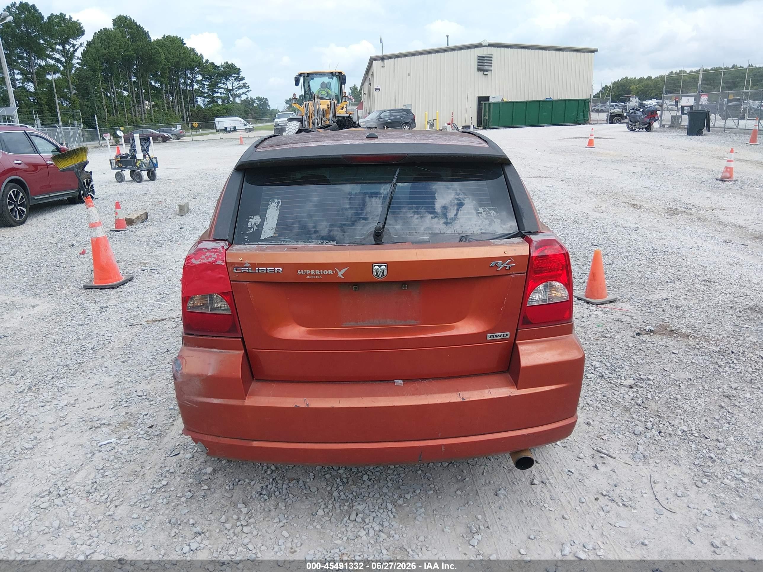 2007 Dodge Caliber R/t Orange vin: 1B3HE78K67D514622