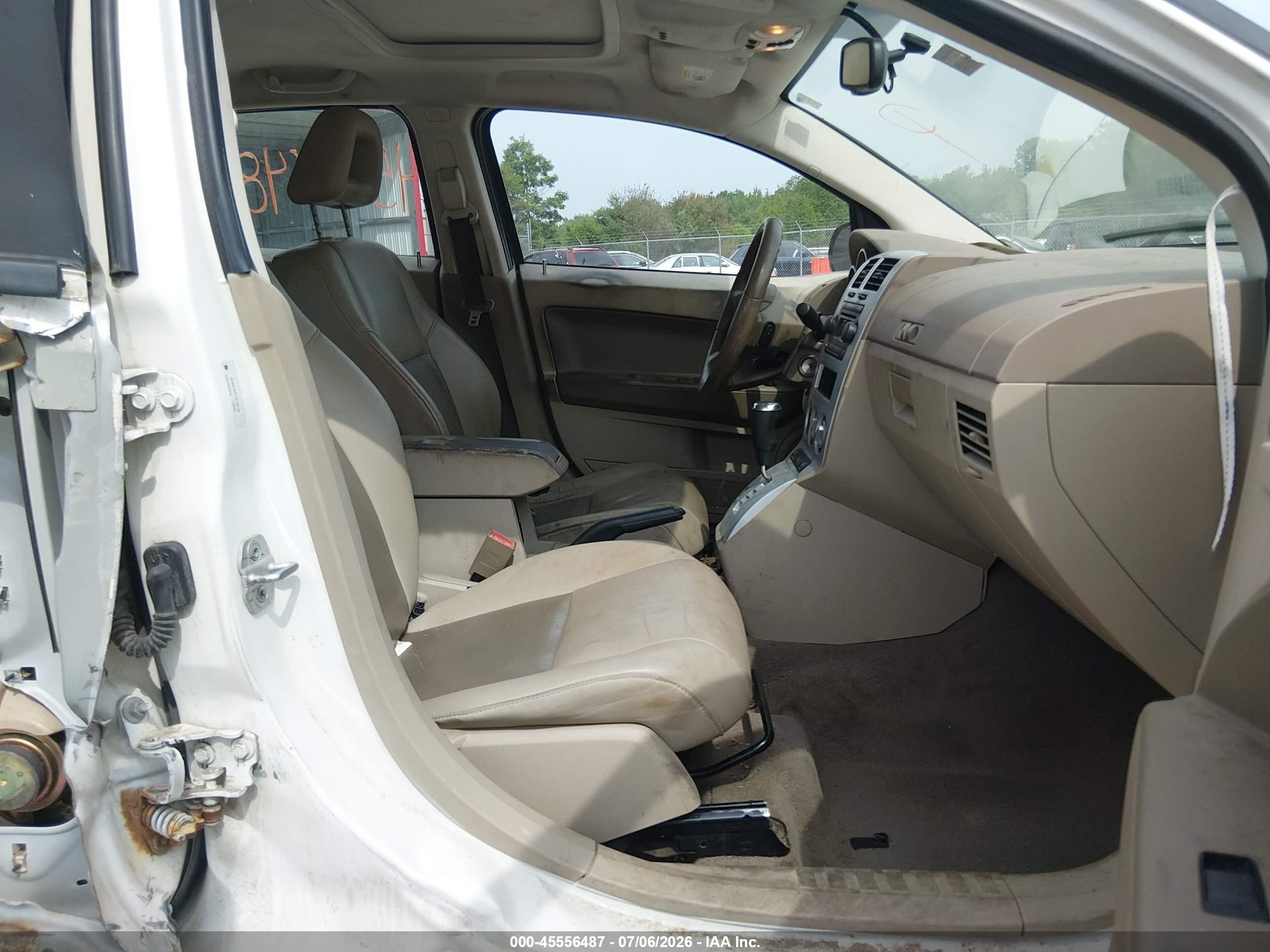 2007 Dodge Caliber R/t White vin: 1B3HE78K77D129134