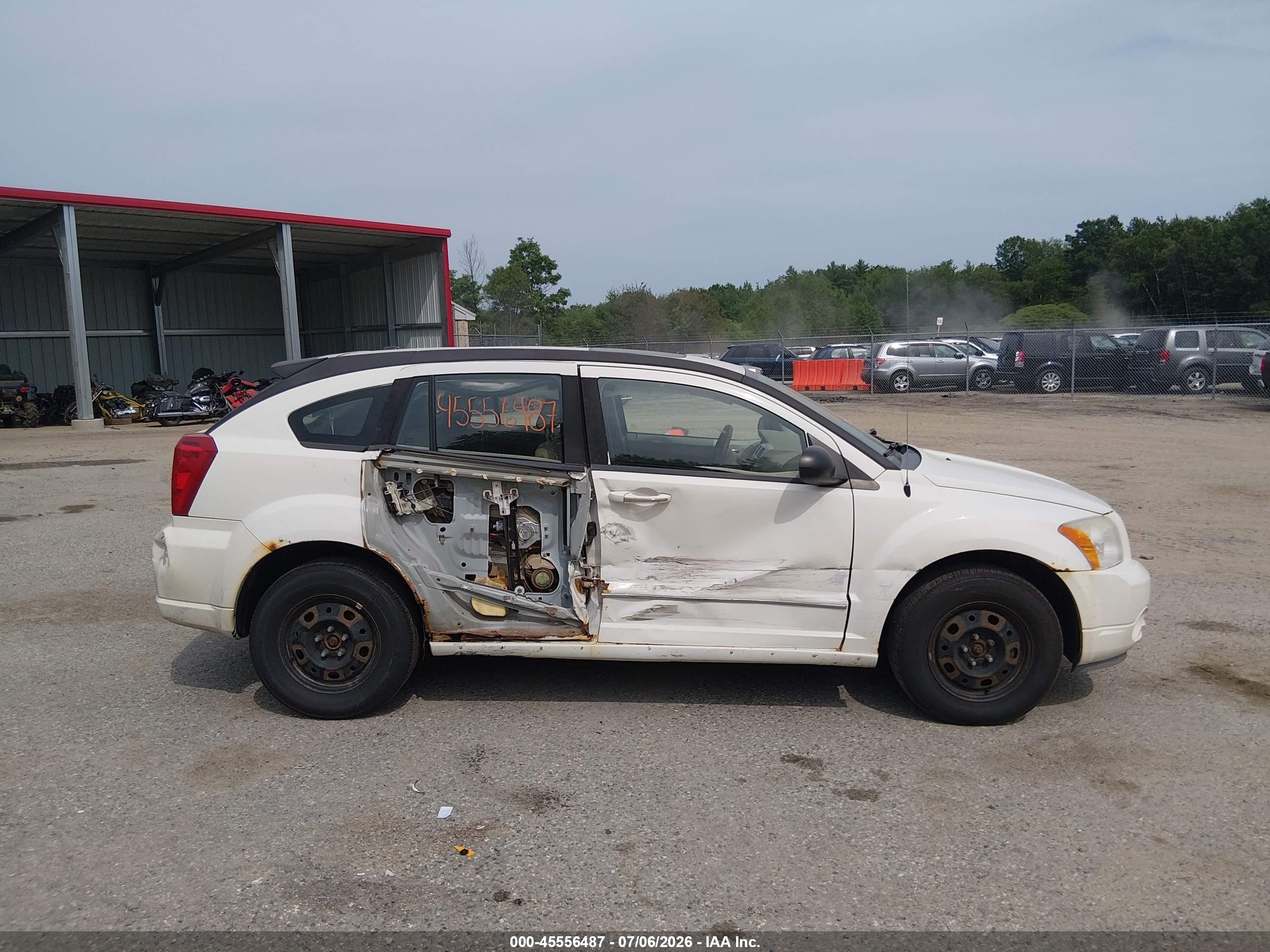 2007 Dodge Caliber R/t White vin: 1B3HE78K77D129134