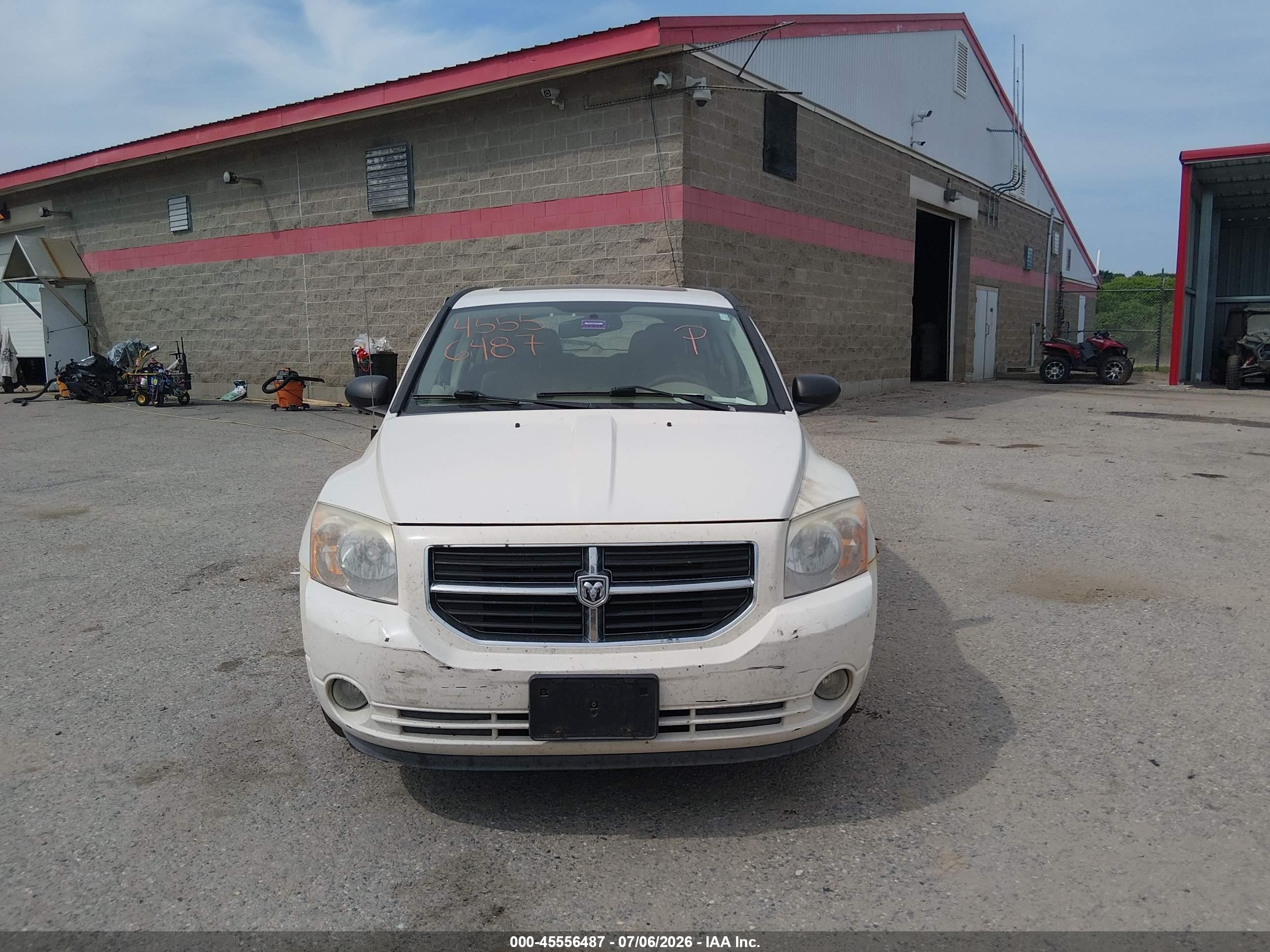 2007 Dodge Caliber R/t White vin: 1B3HE78K77D129134