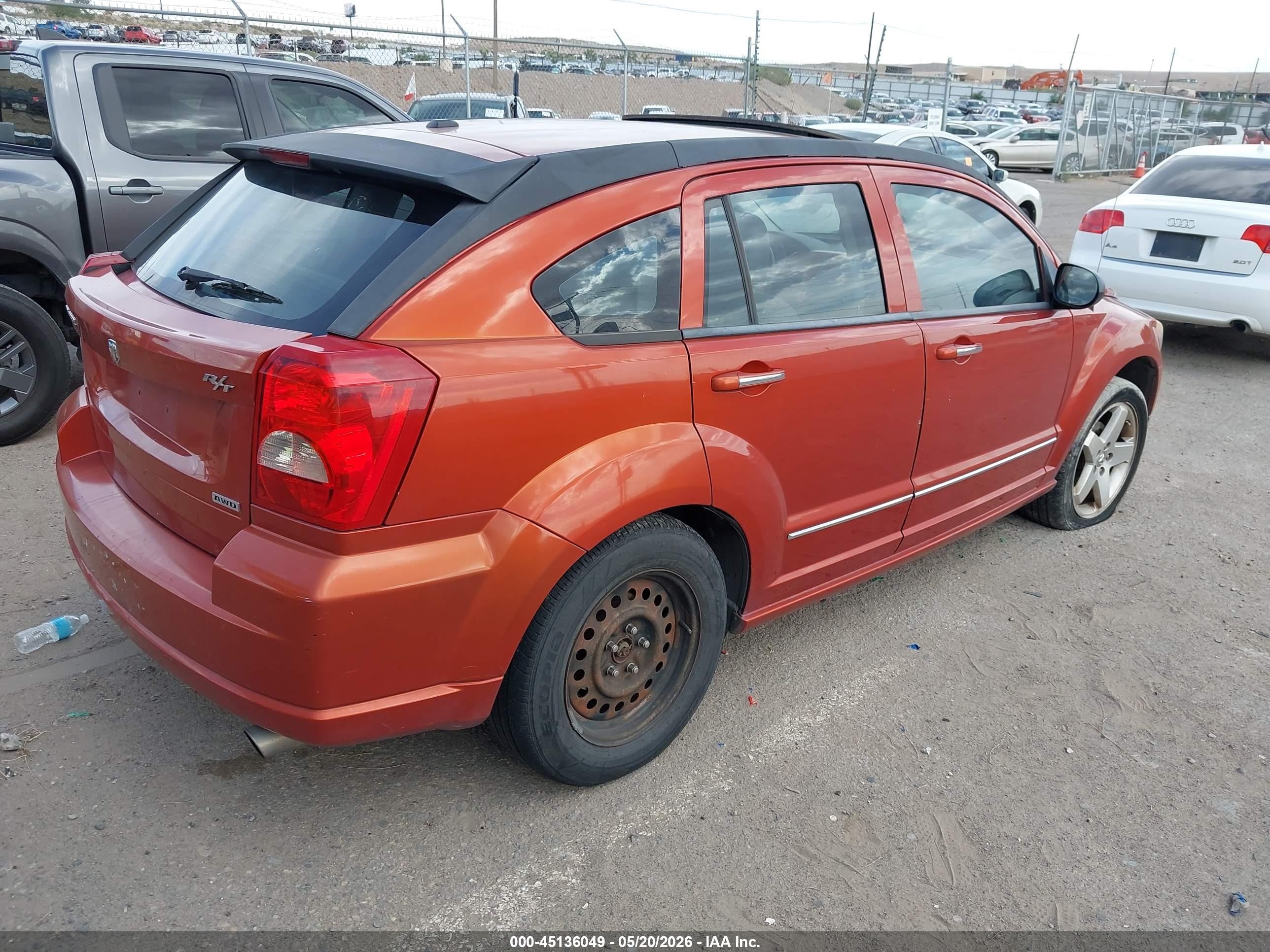 2007 Dodge Caliber R/t Orange vin: 1B3HE78K97D235956