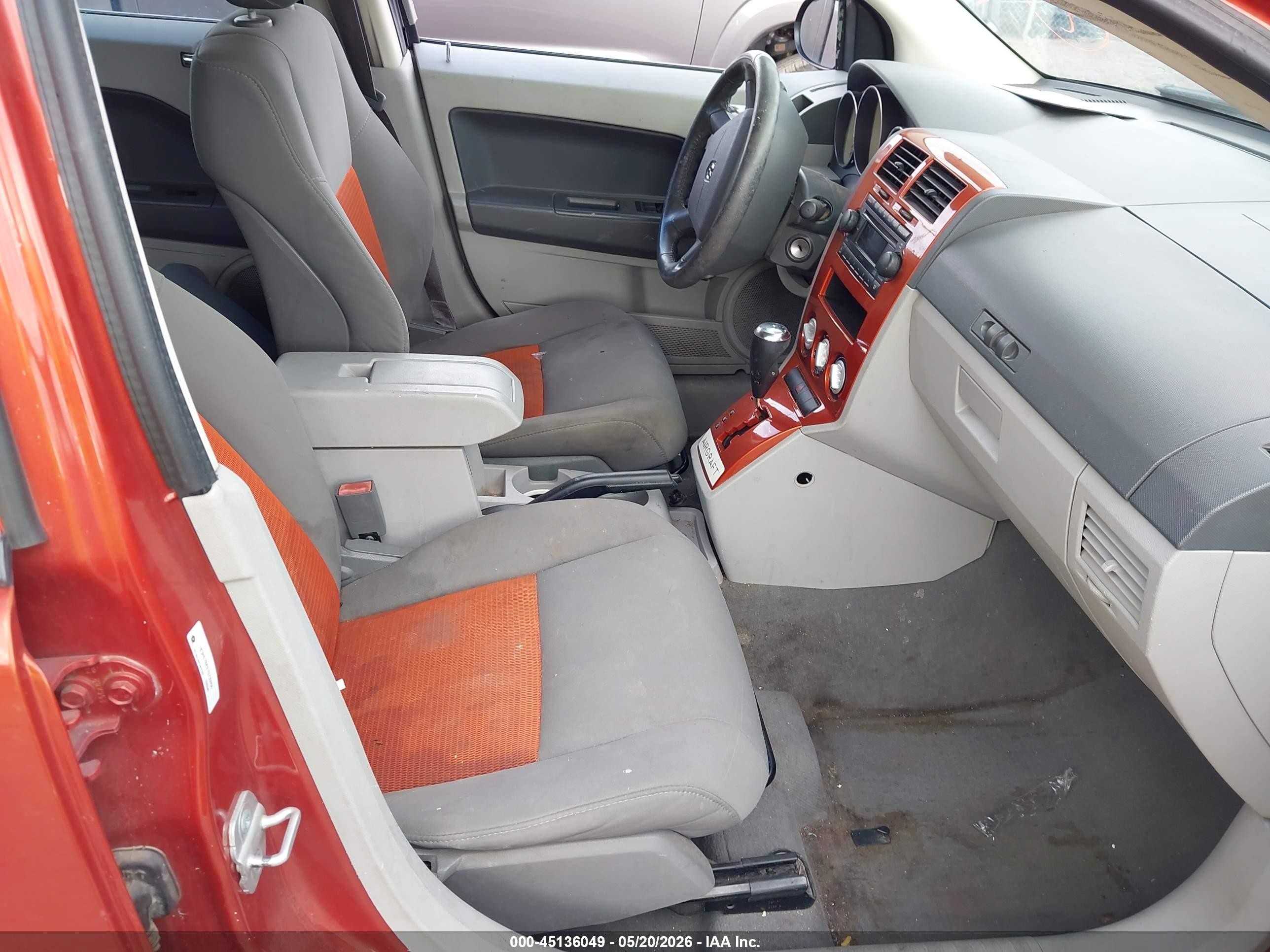 2007 Dodge Caliber R/t Orange vin: 1B3HE78K97D235956