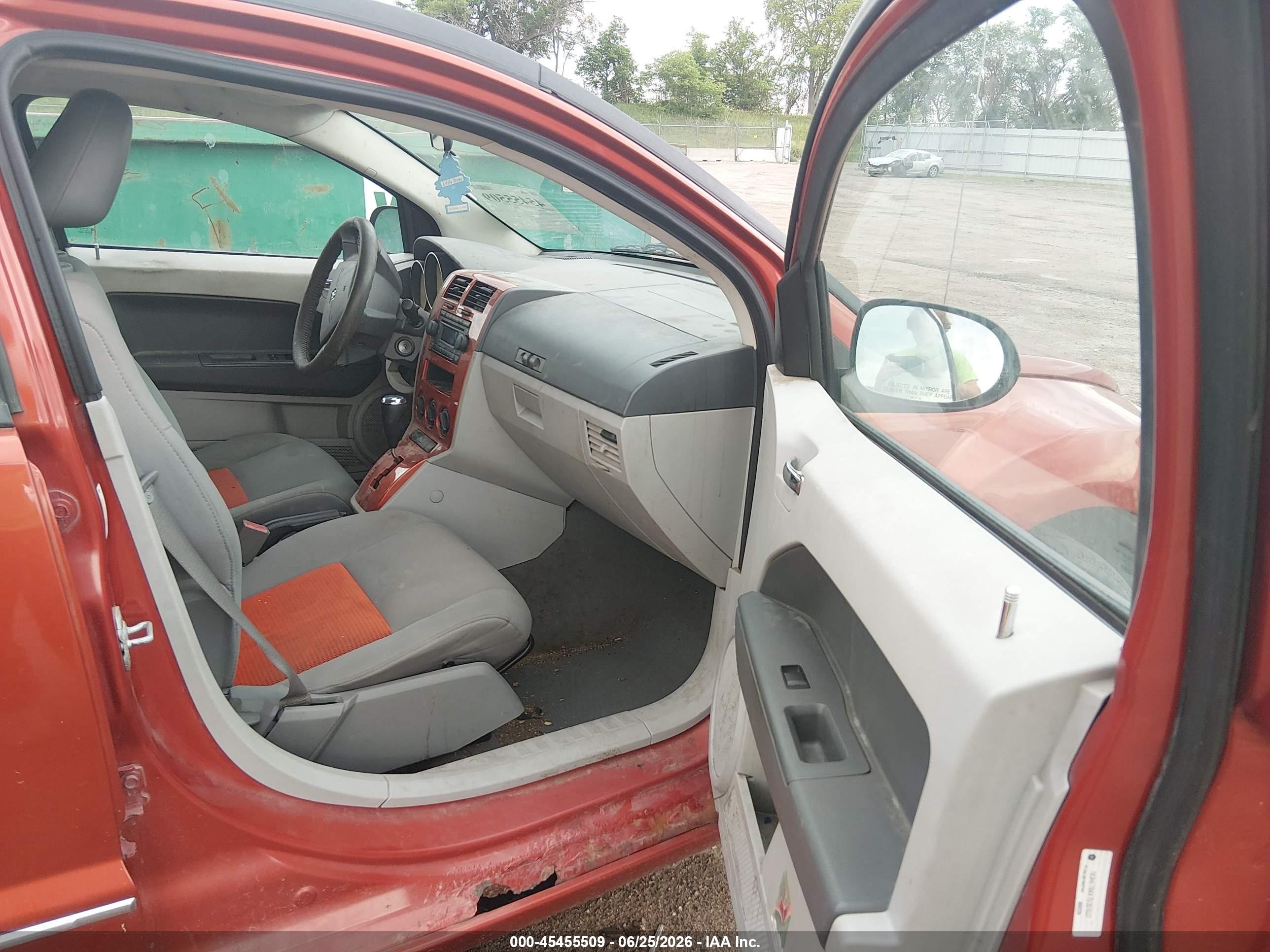 2007 Dodge Caliber R/t Orange vin: 1B3HE78KX7D351537